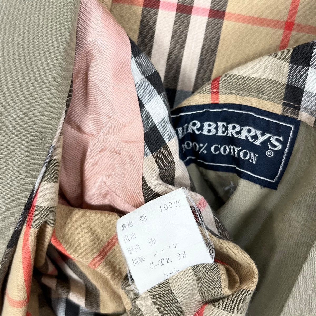 Burberry × Vintage Vintage Burberrys Single Layer Nova Check Women Trench Coat Size L / US 10 / IT 46 - 10 Thumbnail