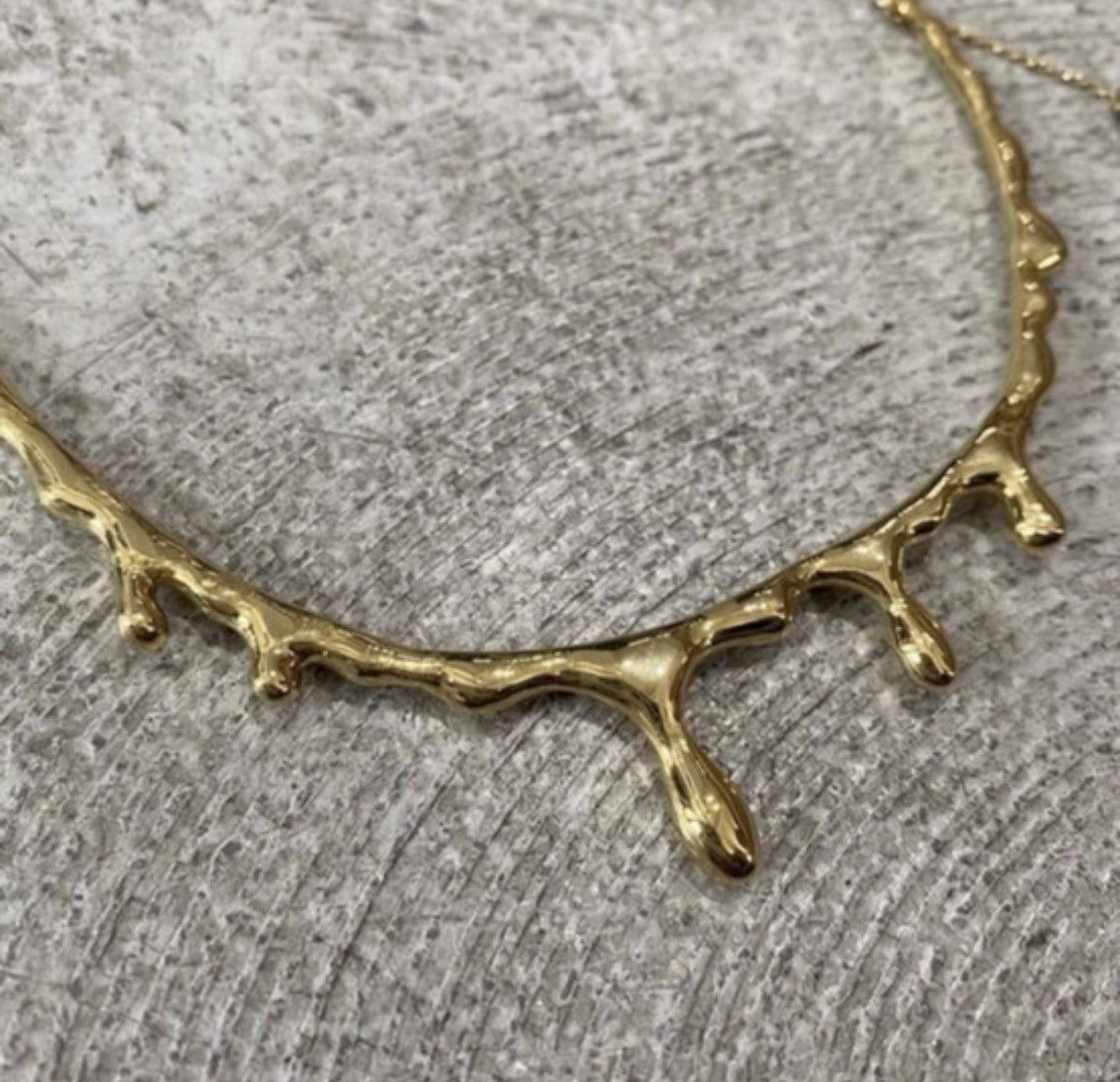 Gunda Gunda Drip Necklace Gold Drop K24 Size ONE SIZE - 4 Thumbnail