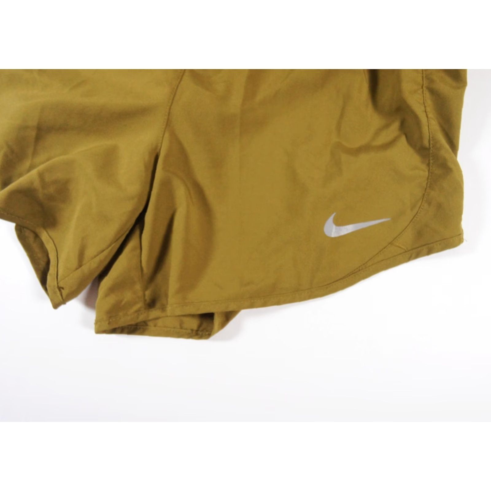 Nike Nike Running Shorts Womens Small Green 5" Dri Fit Activewear Workout Brief Lined Size 28" / US 6 / IT 42 - 2 Thumbnail