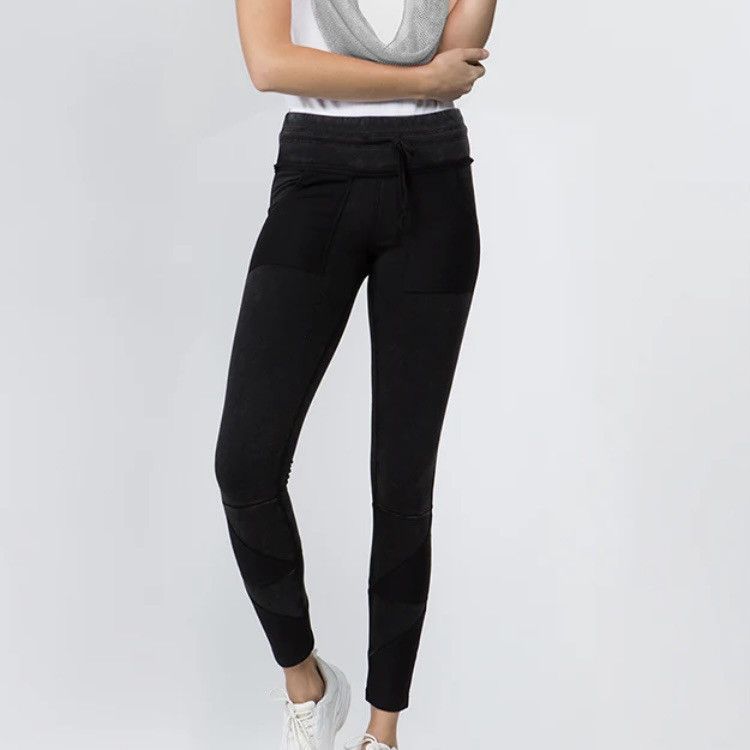 Other mid rise acid wash leggings with pockets and drawstring Size 34" / US 12 / IT 48 - 4 Thumbnail