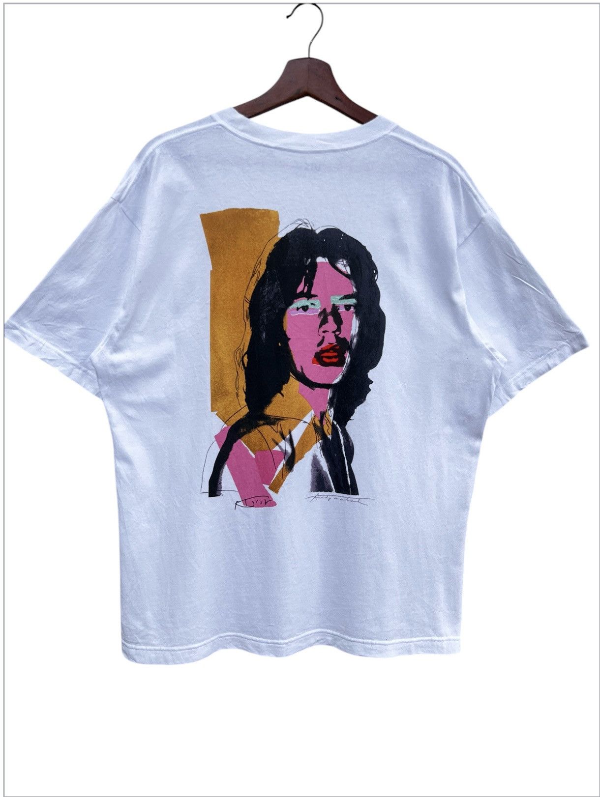Andy Warhol × The Rolling Stones × Uniqlo Uniqlo x Andy Warhol White T-Shirt Size US L / EU 52-54 / 3 - 1 Thumbnail
