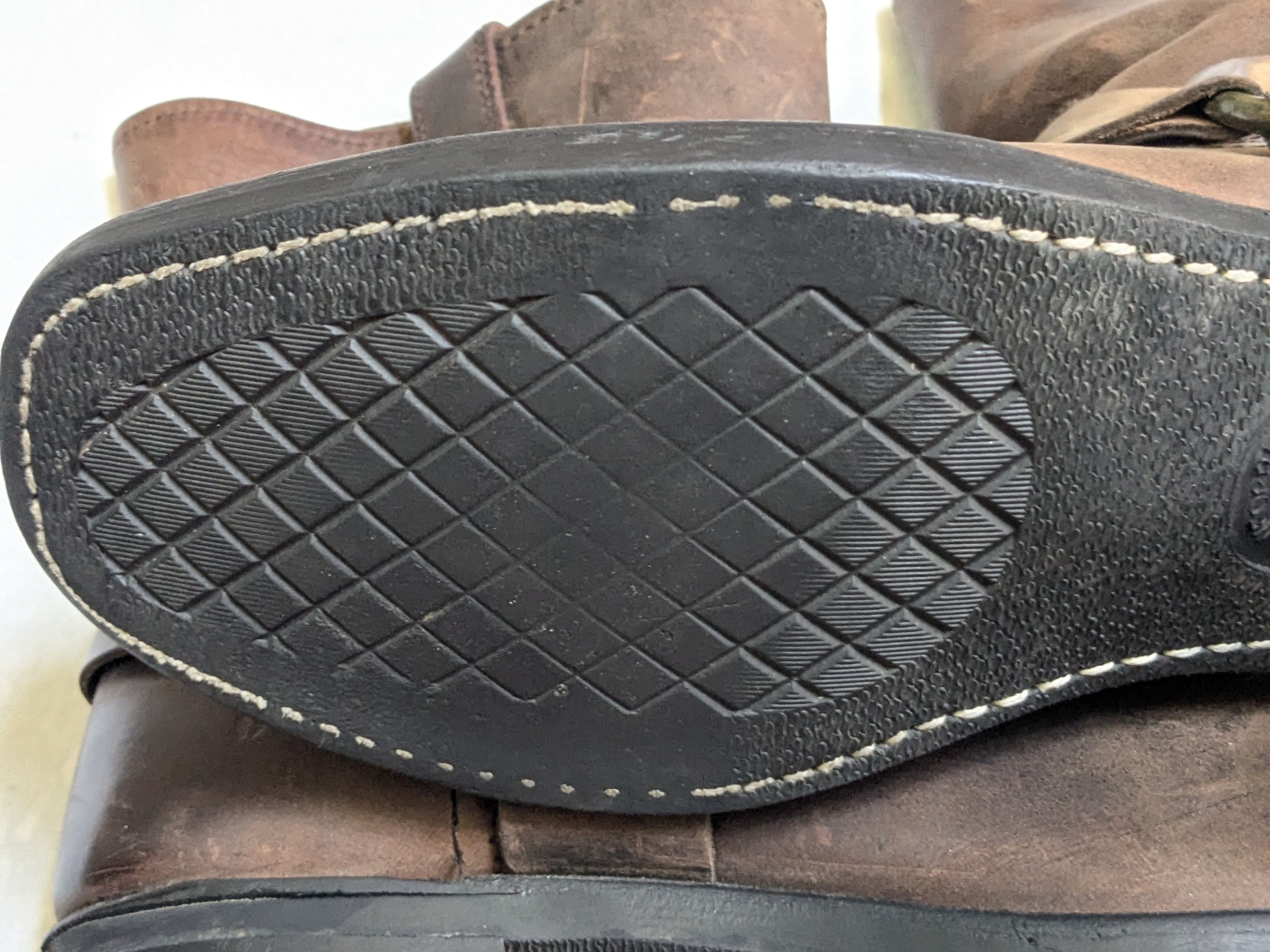 Frye Frye Harness Boots Brown Leather 10 M Buckle Size US 10 / EU 43 - 20 Thumbnail