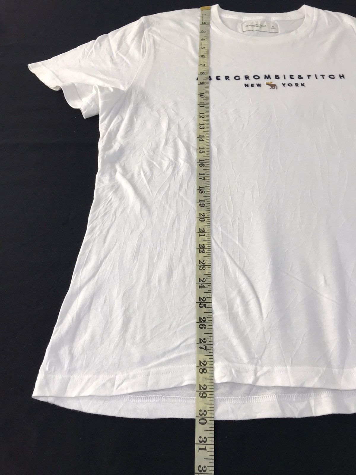 Abercrombie & Fitch Abercrombie & Fitch New York Embroidery Logo Printed Tee Size US XL / EU 56 / 4 - 11 Thumbnail