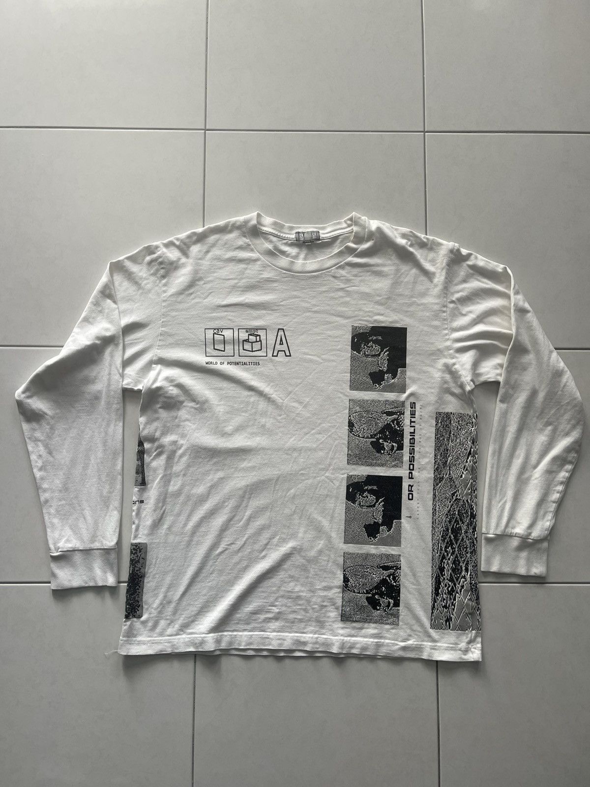 Cav Empt × Japanese Brand VINTAGE CAV EMPT WORLD OF POTENTIALITIES TEE VERY RARE Size US XL / EU 56 / 4 - 1 Thumbnail