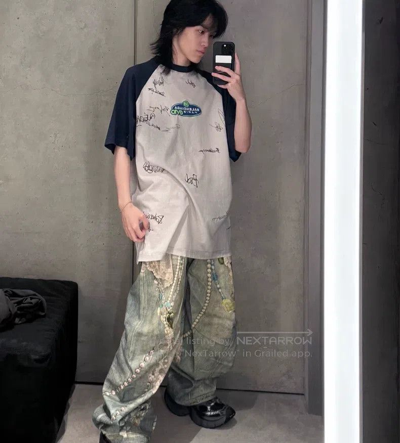 Balenciaga Balenciaga Patchwork graffiti short-sleeved T-shirt Size US L / EU 52-54 / 3 - 6 Thumbnail