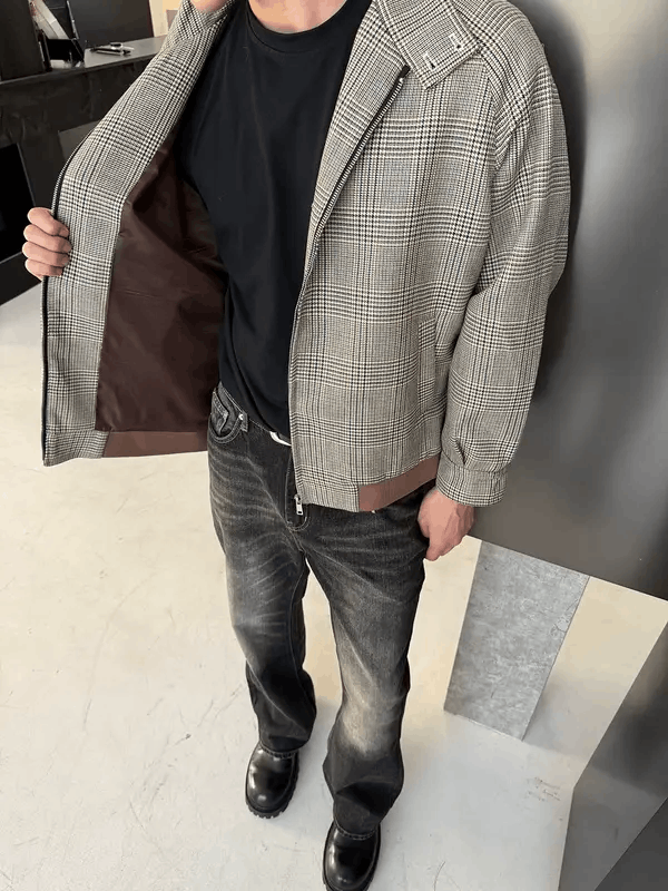 Vintage Himejima x Fumie Plaid Work Fulll Zip Jacket Size US M / EU 48-50 / 2 - 8 Thumbnail