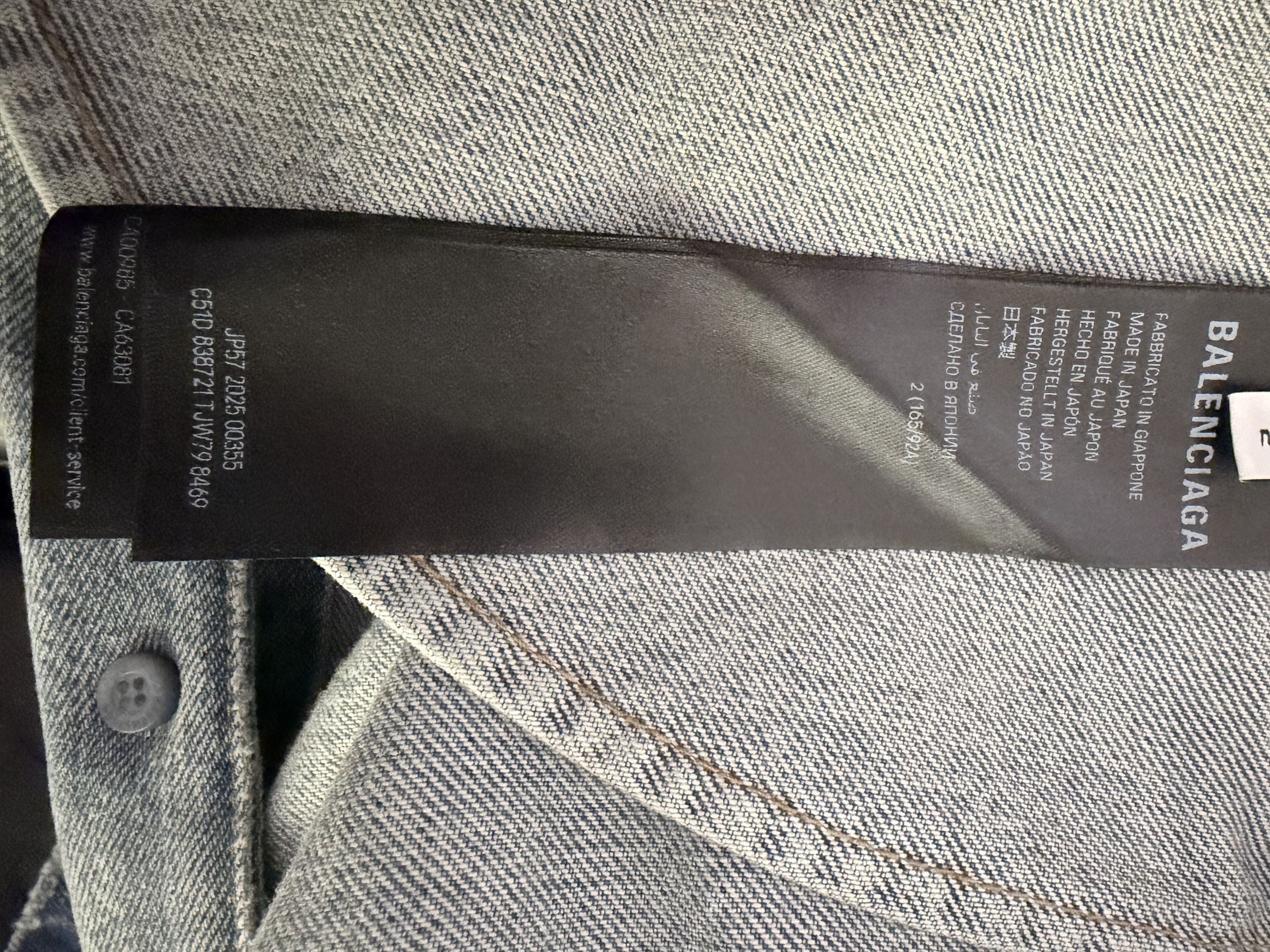 Balenciaga Matching Baggy Denim Cargo Outfit Size US 28 / EU 44 - 6 Thumbnail