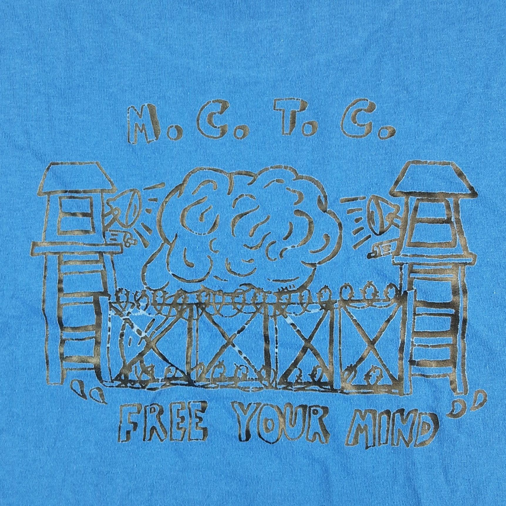 Hanes VINTAGE Hanes Inmate Tee Shirt Prison Jail T Shirt Mens Size M Blue Cotton Embroidered Logo 90s Retro Jail Prison Inmate 00s Y2K Old School Shirt Mens Size US M / EU 48-50 / 2 - 7 Thumbnail