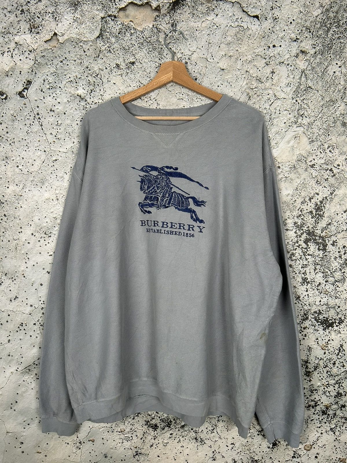 Burberry Vintage Burberry’s Archive Logo Crewneck 90s Designer Rare Size US L / EU 52-54 / 3 - 1 Thumbnail