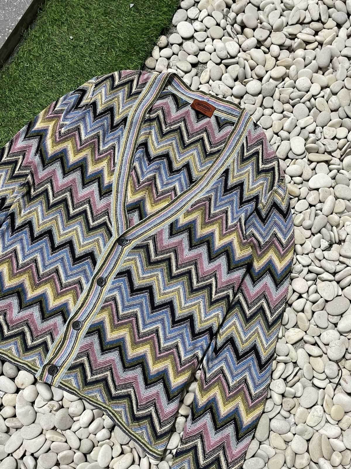 Missoni Sold ❌❌ Zig zag knitted Cardigan missnoni multicolors Size XL / US 12-14 / IT 48-50 - 2 Thumbnail