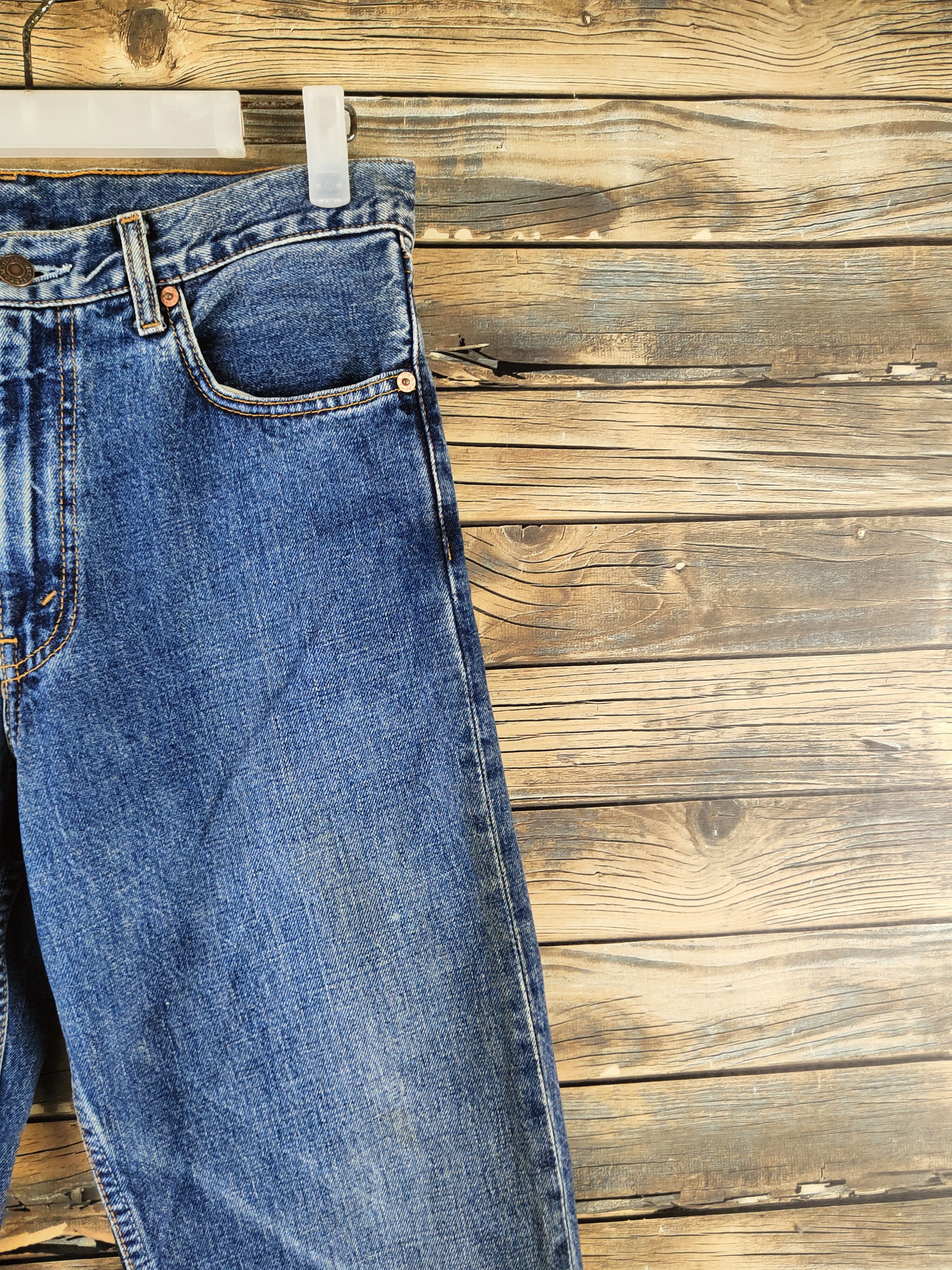Levi's Levi's Blue Distressed Ripped Jeans #S2815 Size US 30 / EU 46 - 5 Thumbnail