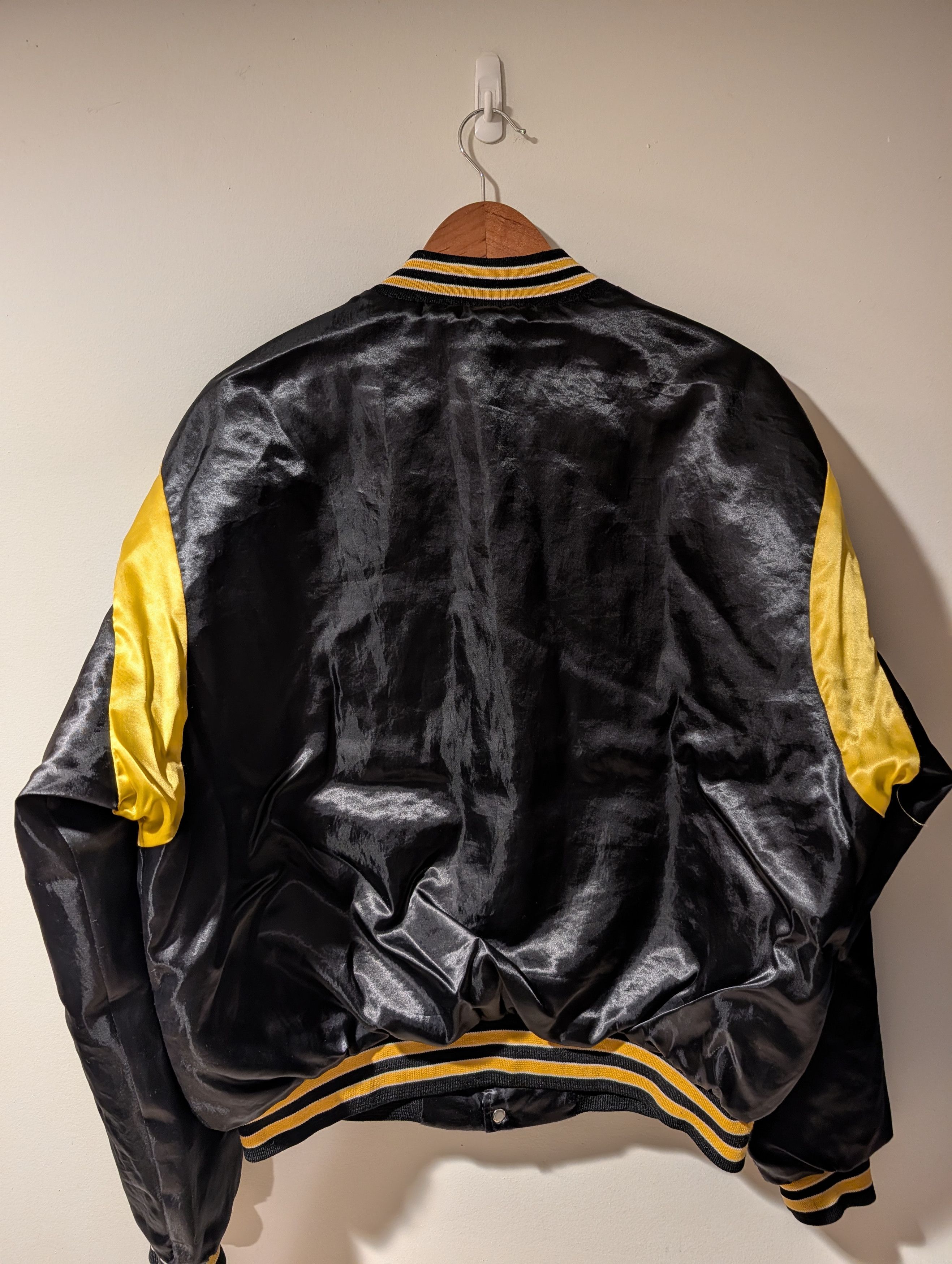 Chalk Line Vtg Pittsburgh Steelers Satin Bomber Jacket NFL Chalk Line Size US XL / EU 56 / 4 - 9 Thumbnail