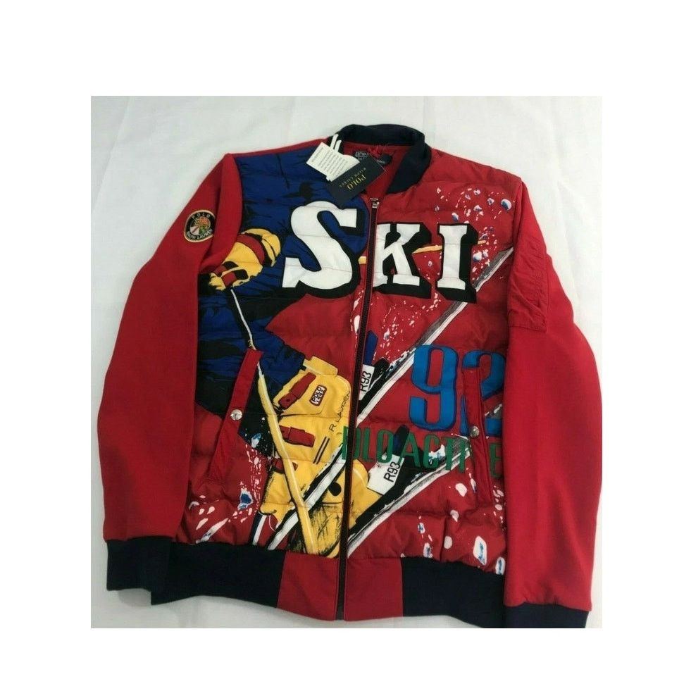 Ralph Lauren RALPH LAUREN DOWNHILL SKIER DOUBLE-KNIT HYBRID DOWN JACKET Size US S / EU 44-46 / 1 - 2 Thumbnail