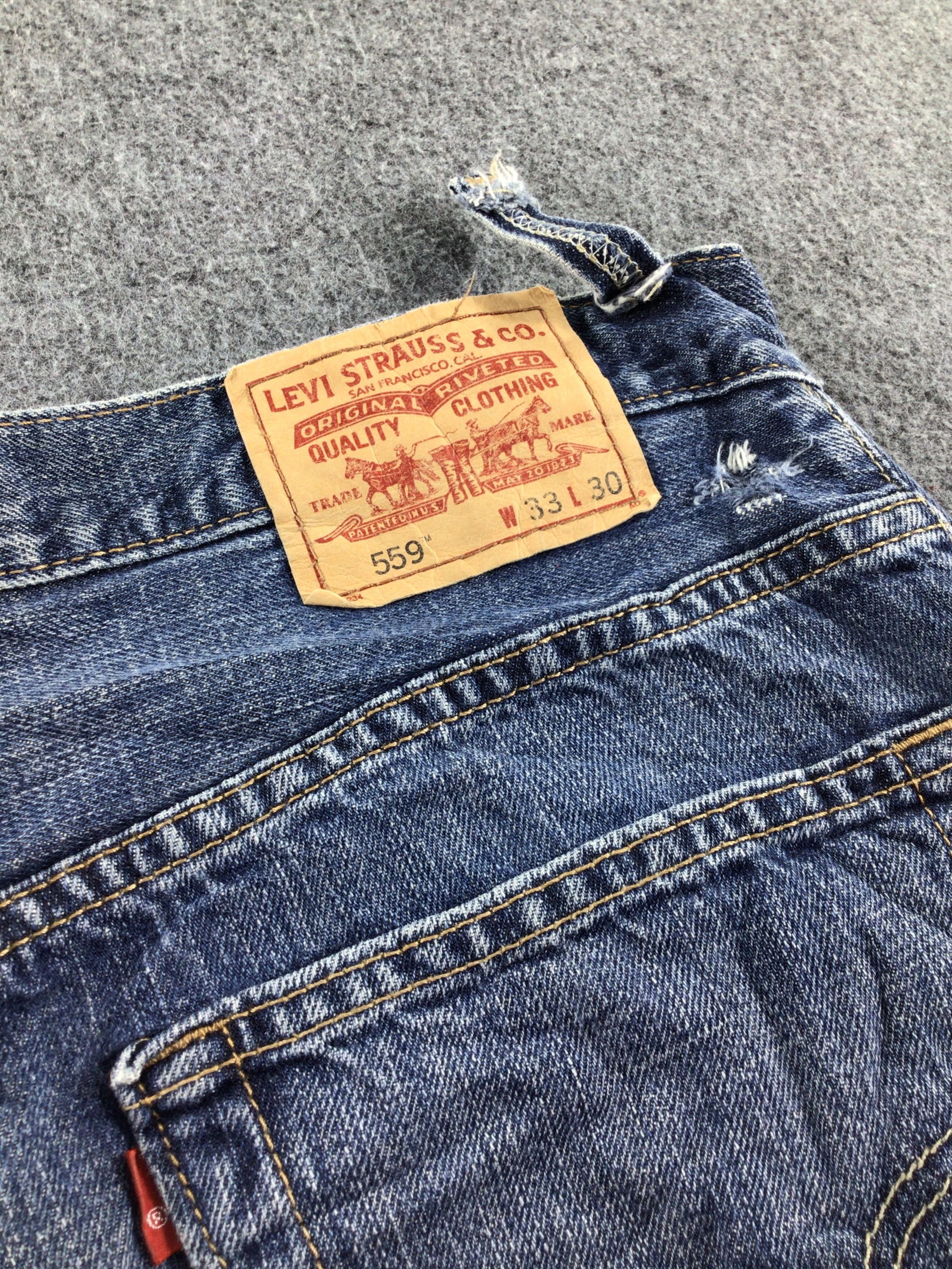 Levi's Vintage Levis 559 Jeans-J520 Size US 34 / EU 50 - 5 Thumbnail