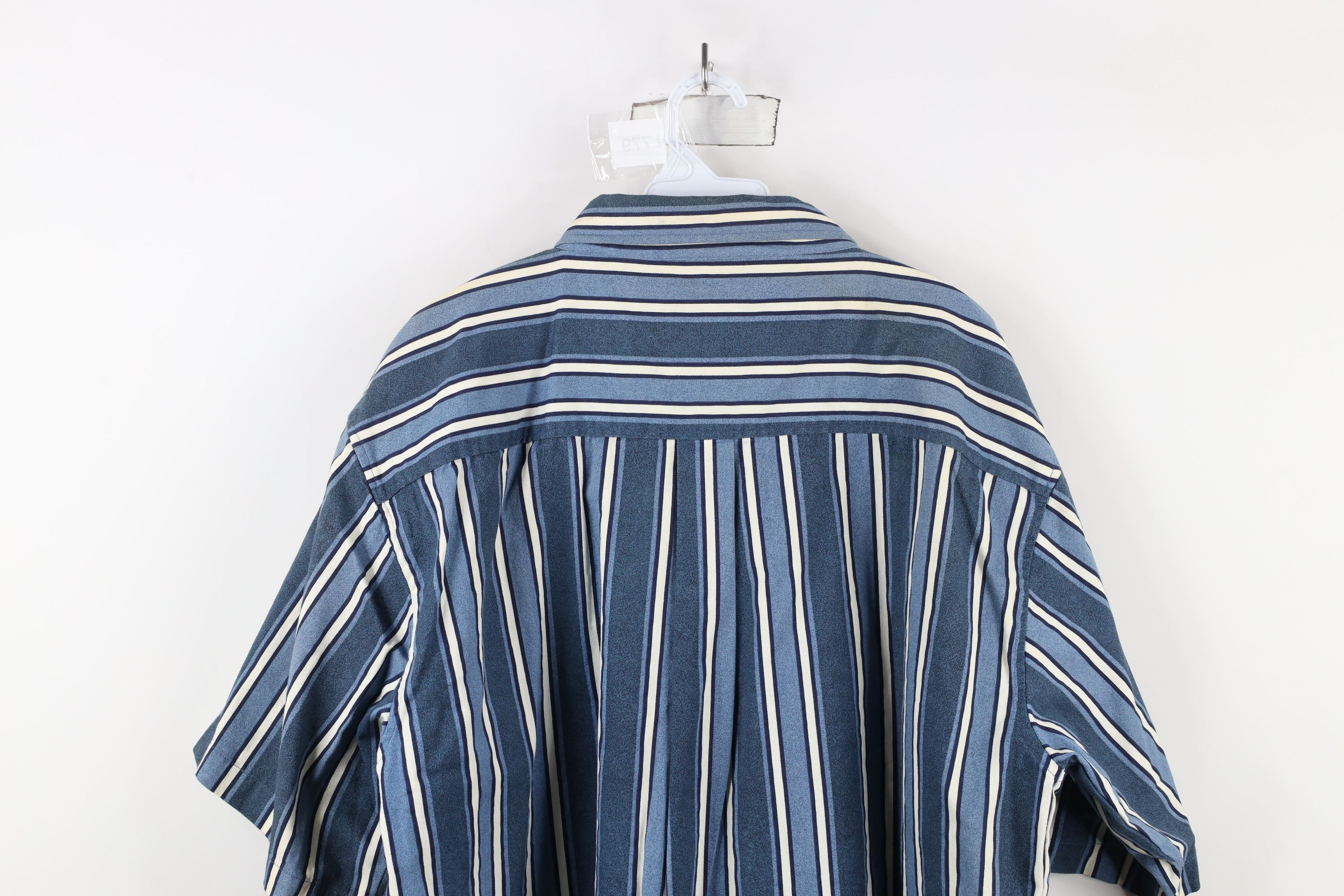 Vintage Deadstock Vintage 90s Streetwear Block Button Down Shirt Size US XXL / EU 58 / 5 - 10 Thumbnail