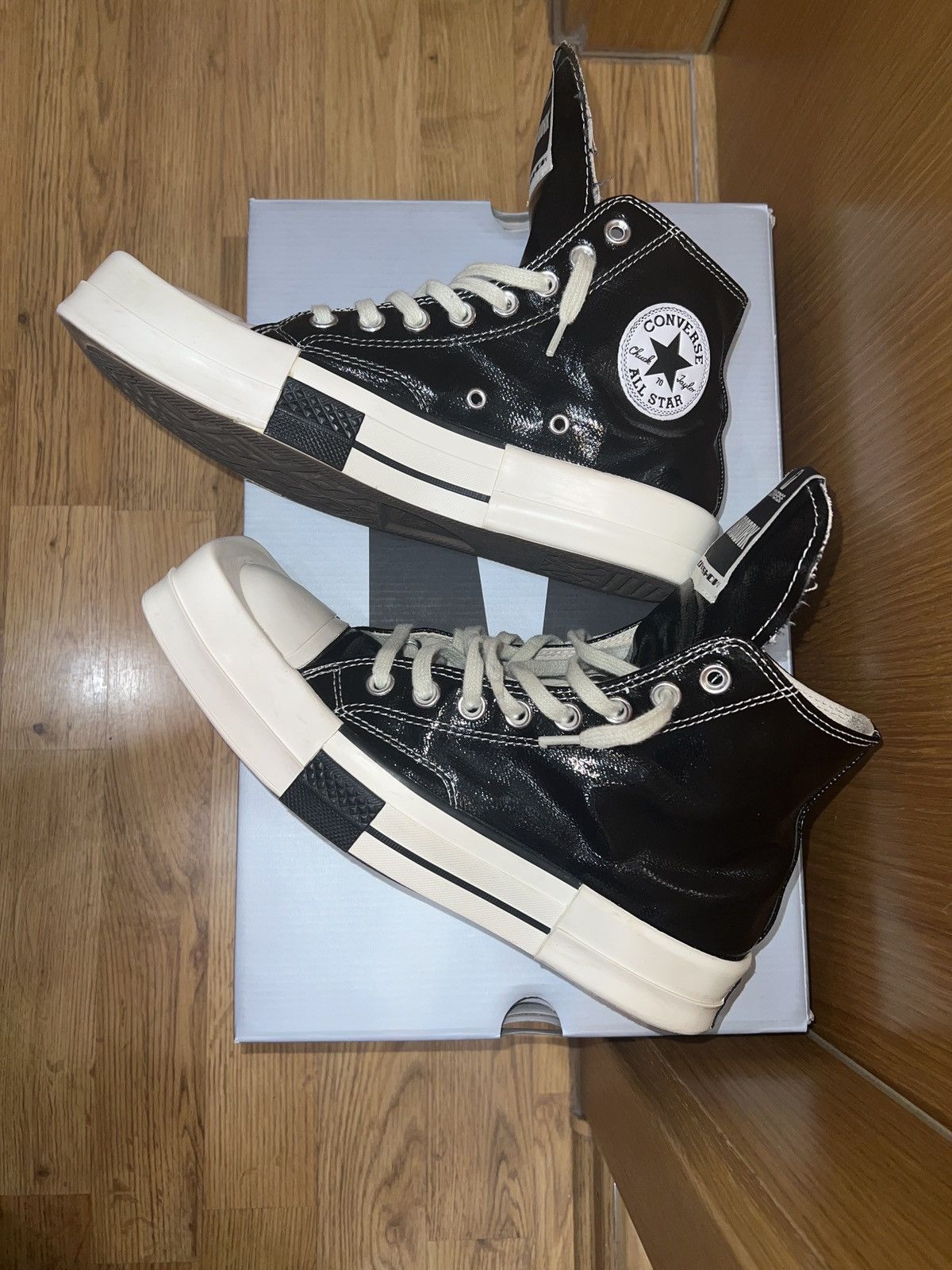 Converse × Rick Owens Drkshdw Rick Owens DRKSHDW TURBODRK Converse sneakers Size US 7 / EU 40 - 3 Thumbnail