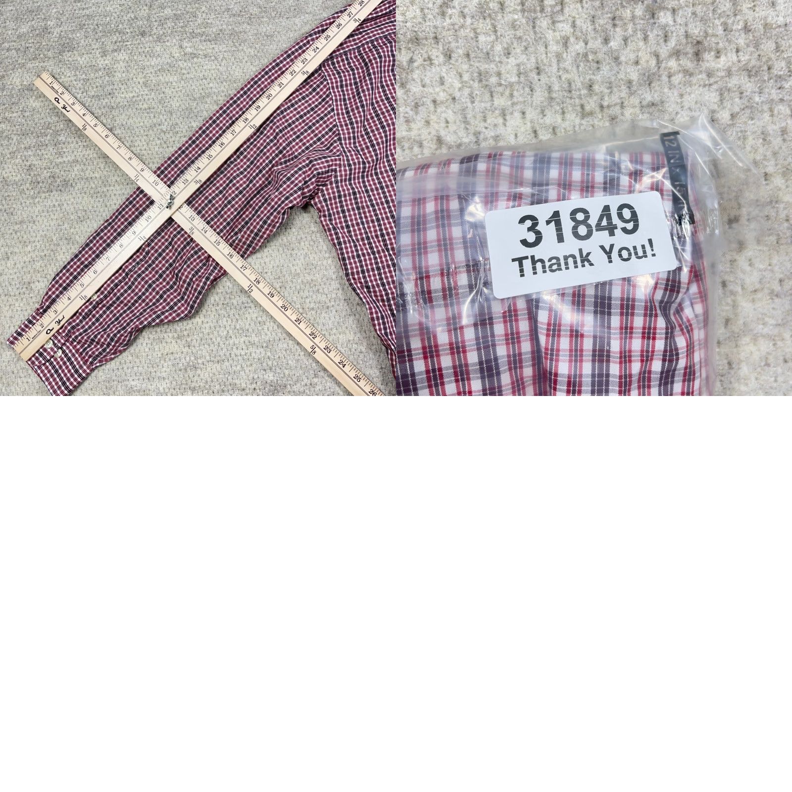 Brooks Brothers Brooks Brothers Shirt Men XL Red Plaid Button-Up Poplin Pocket Dress 346 Adult Regular Button-Down Collared Casual Fashion Men Size 46R - 8 Thumbnail