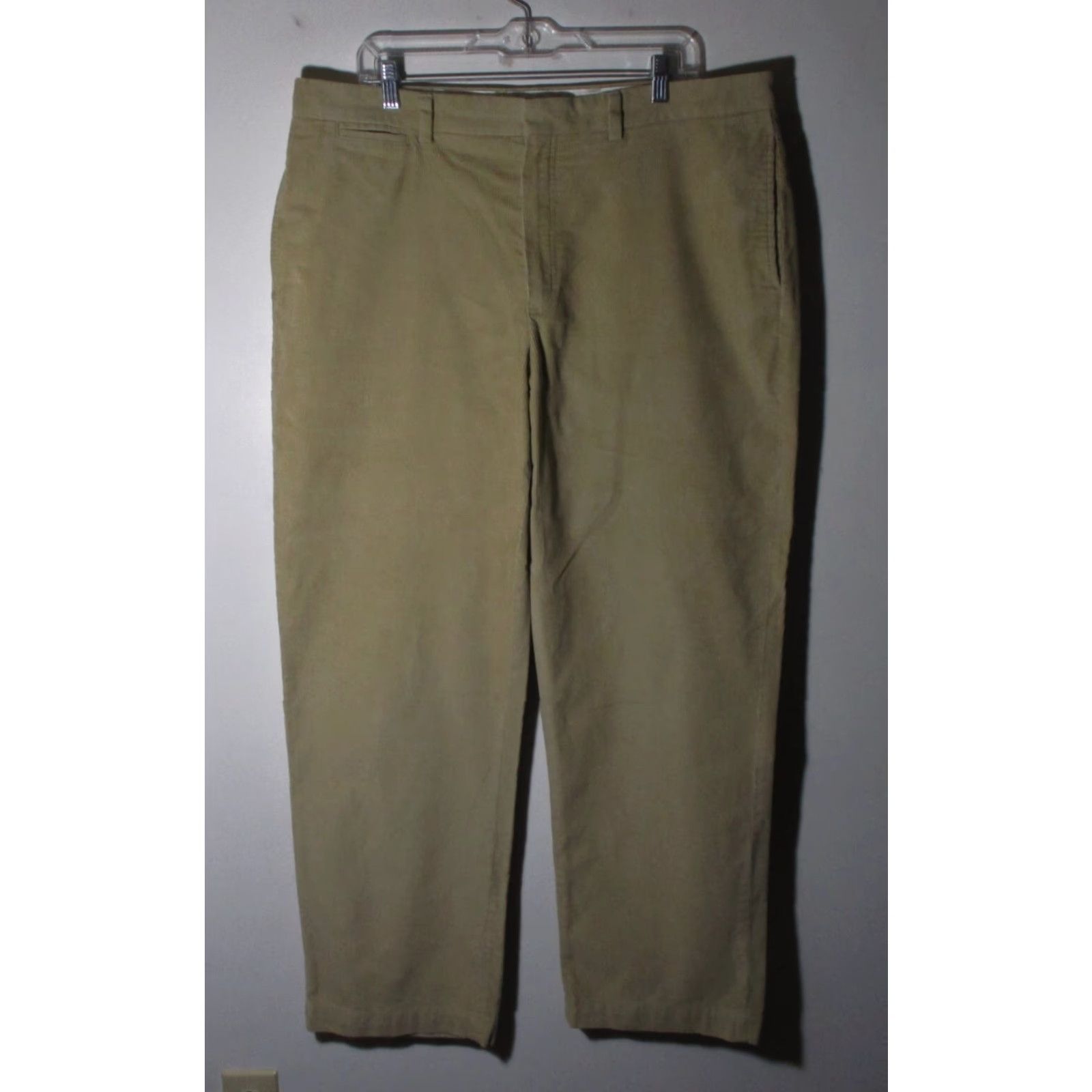 Vintage L.L. Bean Tan Corduroy Pants Men 38W 32L Straight Belt Loops Front Pockets 100% Cotton Regular Rise Mid Vintage No N/A Size US 38 / EU 54 - 2 Thumbnail