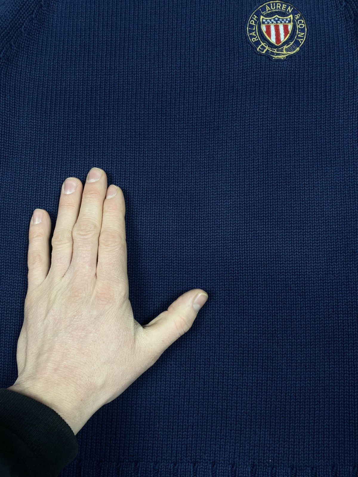 Polo Ralph Lauren Polo Ralph Lauren Jeans Co Cotton Cashmere Knit Sweater Size US S / EU 44-46 / 1 - 7 Thumbnail