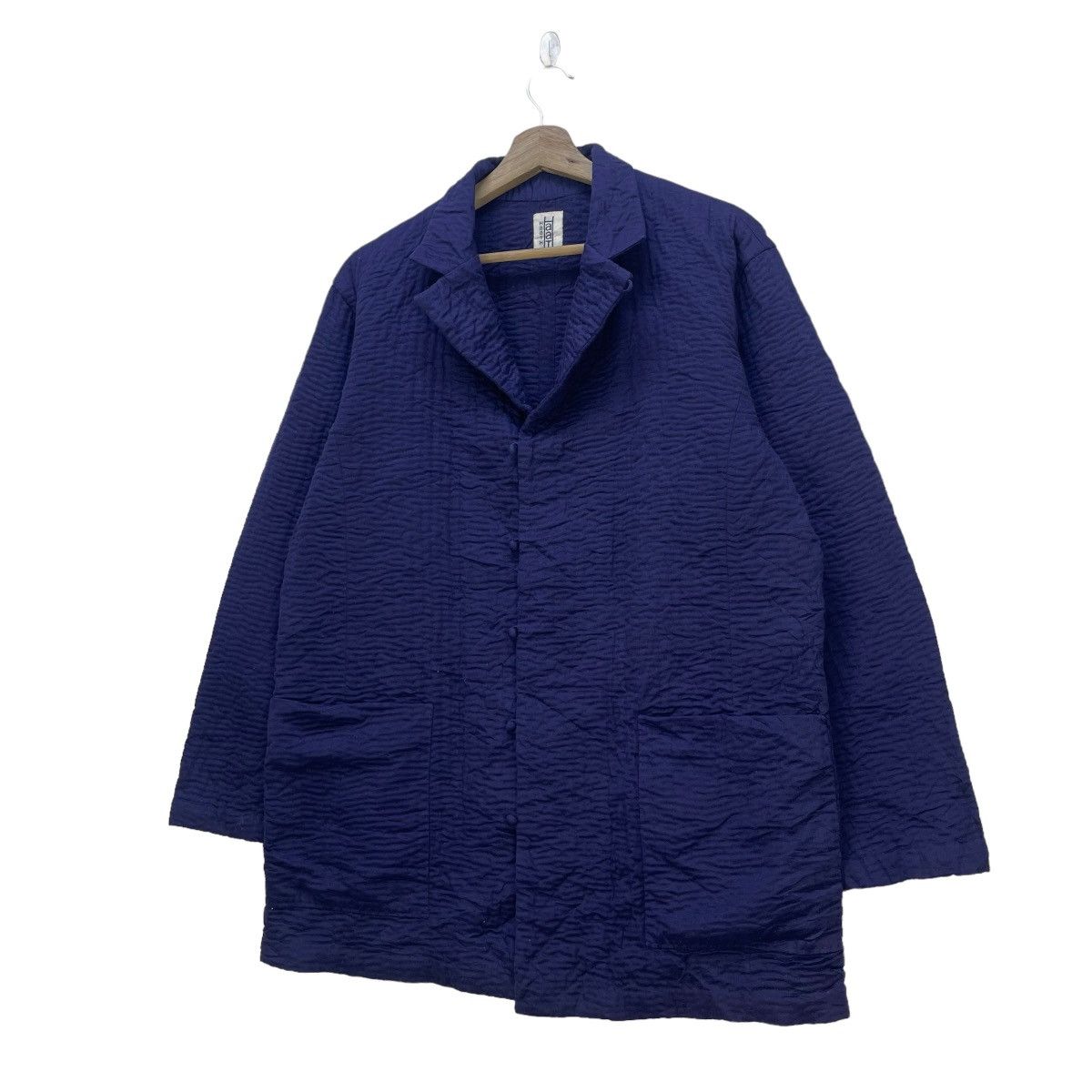 Indigo 🔥Haath By Issey Miyake Indigo Chinese Button Jacket Size US M / EU 48-50 / 2 - 3 Thumbnail