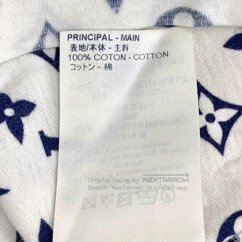 Louis Vuitton Louis Vuitton White presbyopic full print cotton short sle Size US L / EU 52-54 / 3 - 7 Thumbnail