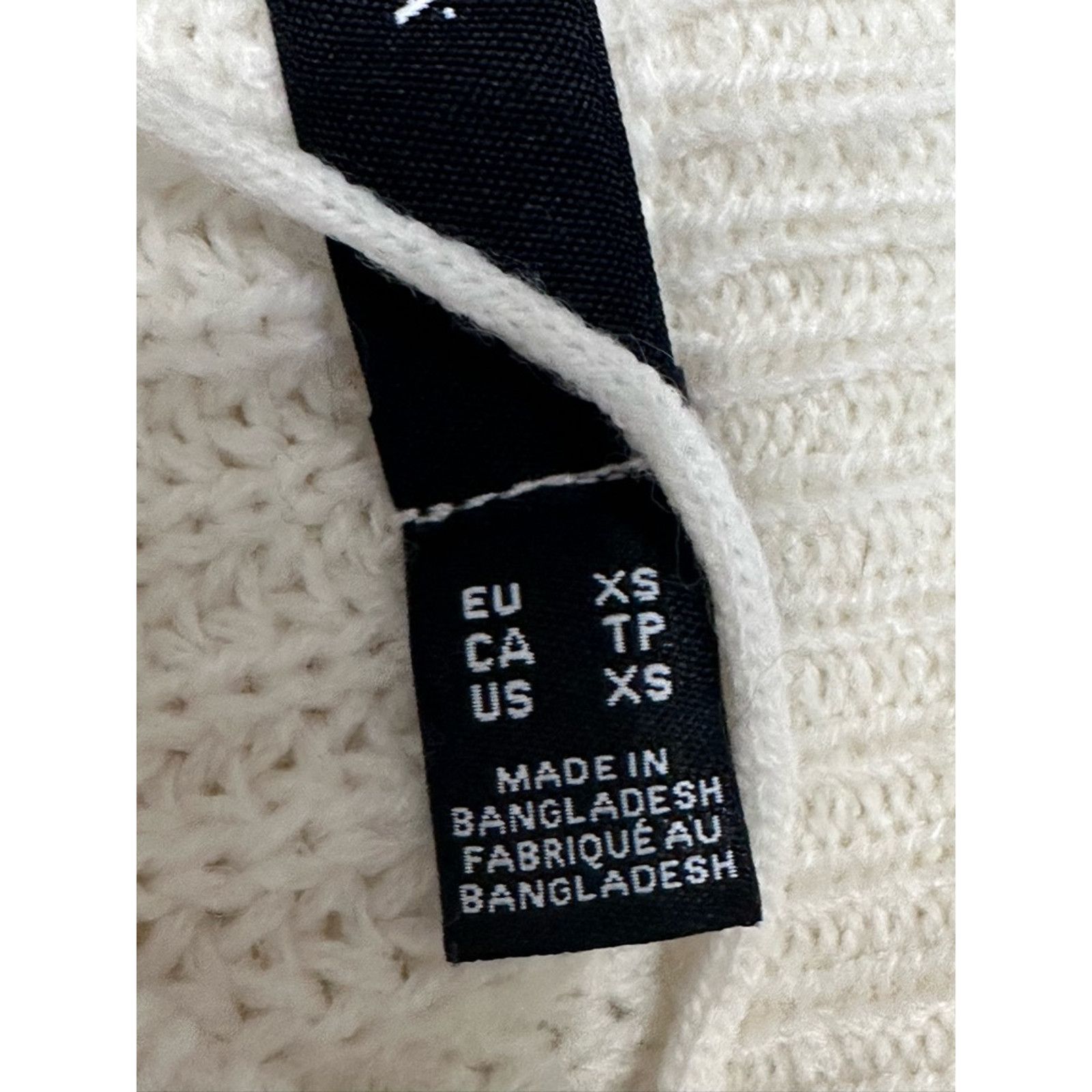 Other Vero Moda Sweater Dress Knit Mini Soft Off-White XS NWOT Size XS / US 0-2 / IT 36-38 - 9 Thumbnail