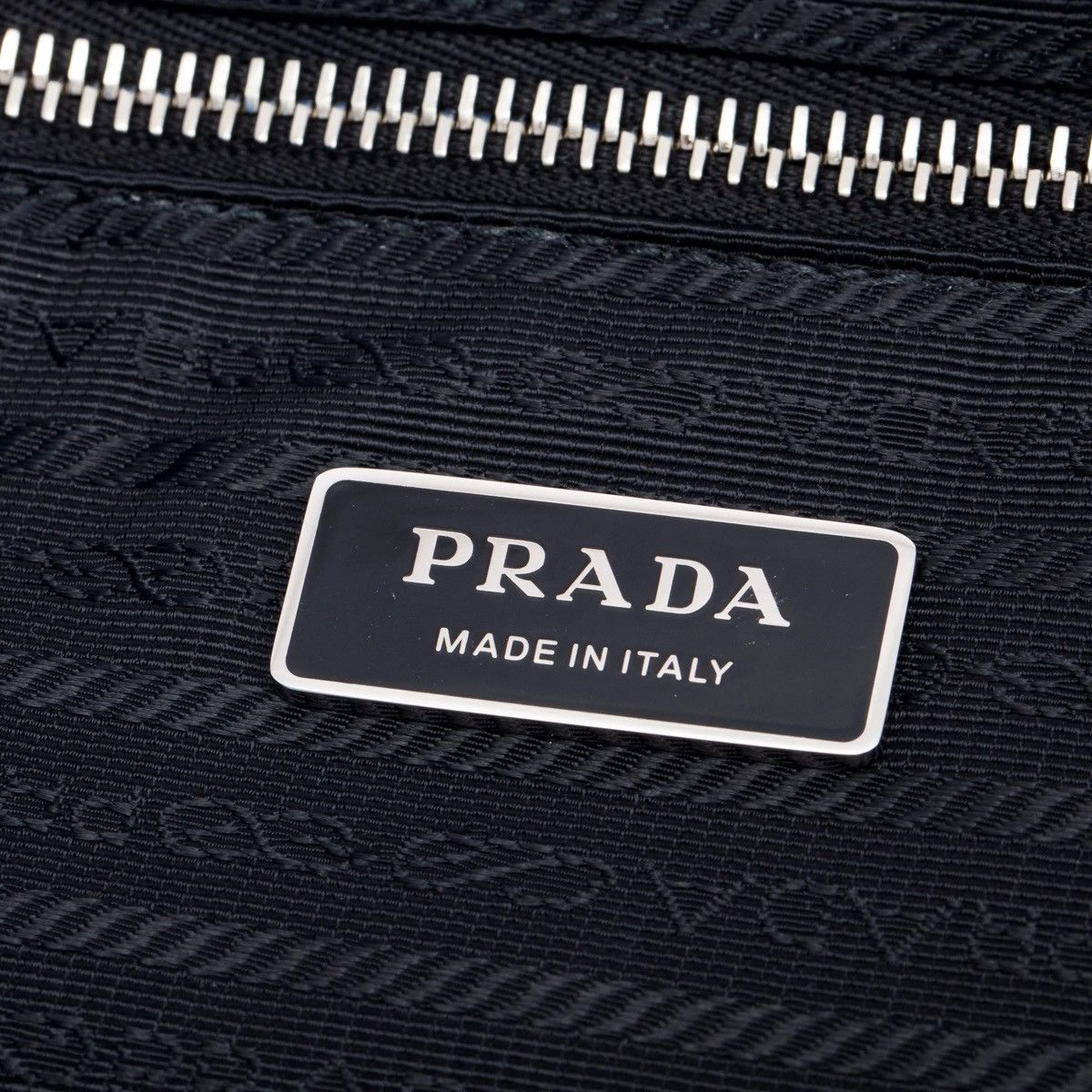 Prada PRADA Blue Terry Cloth Logo Tote Size ONE SIZE - 6 Thumbnail