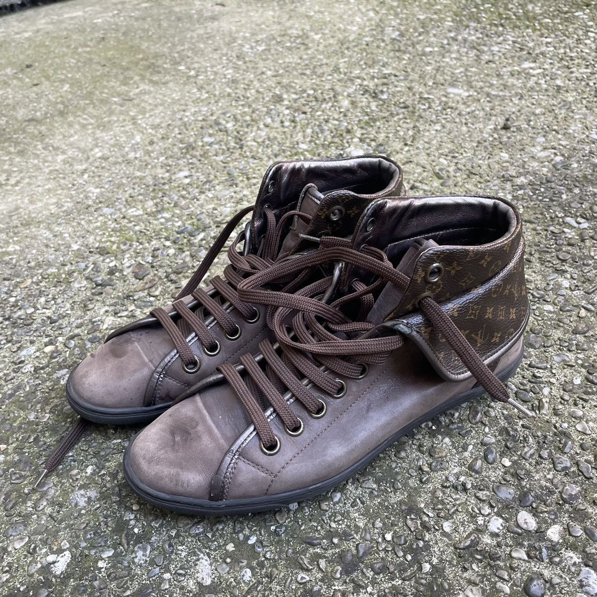 Designer × Louis Vuitton Louis vuitton high top sneakers Size US 8 / IT 38 - 2 Thumbnail