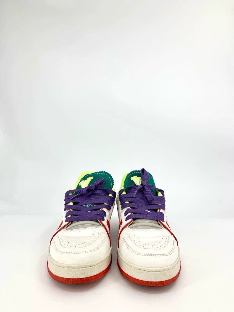 Louis Vuitton Louis Vuitton Trainer logo presbyopia makes old style spor Size US 8 / EU 41 - 3 Thumbnail