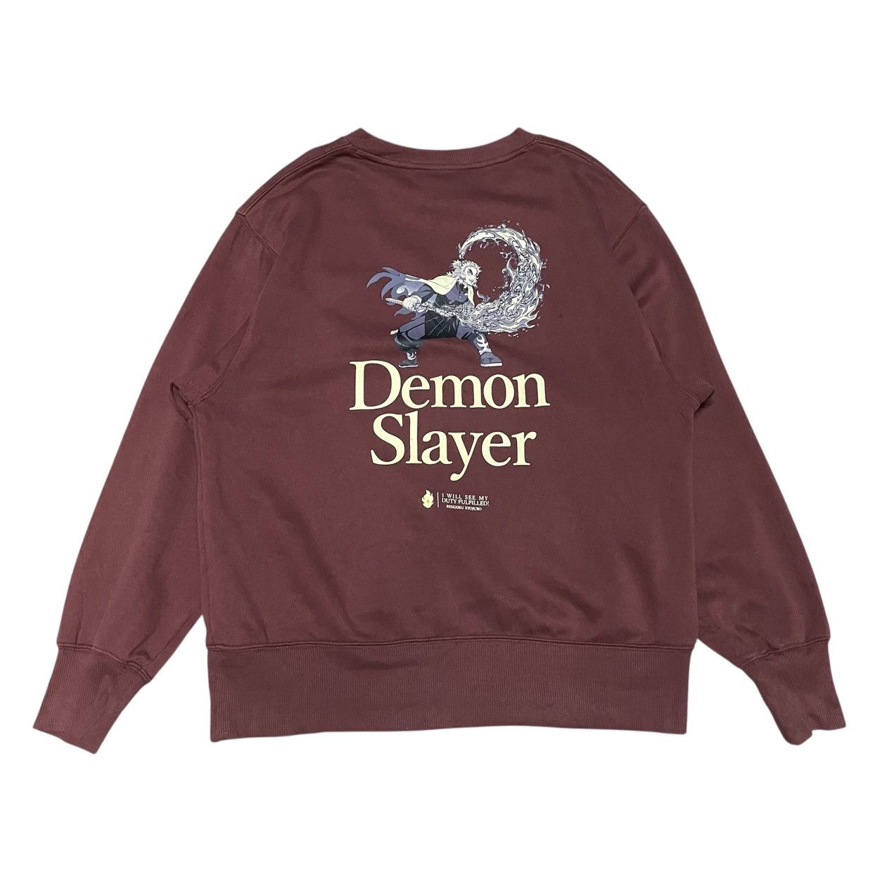 Anime Demon Slayer Crewneck Sweatshirt Size US S / EU 44-46 / 1 - 1 Thumbnail