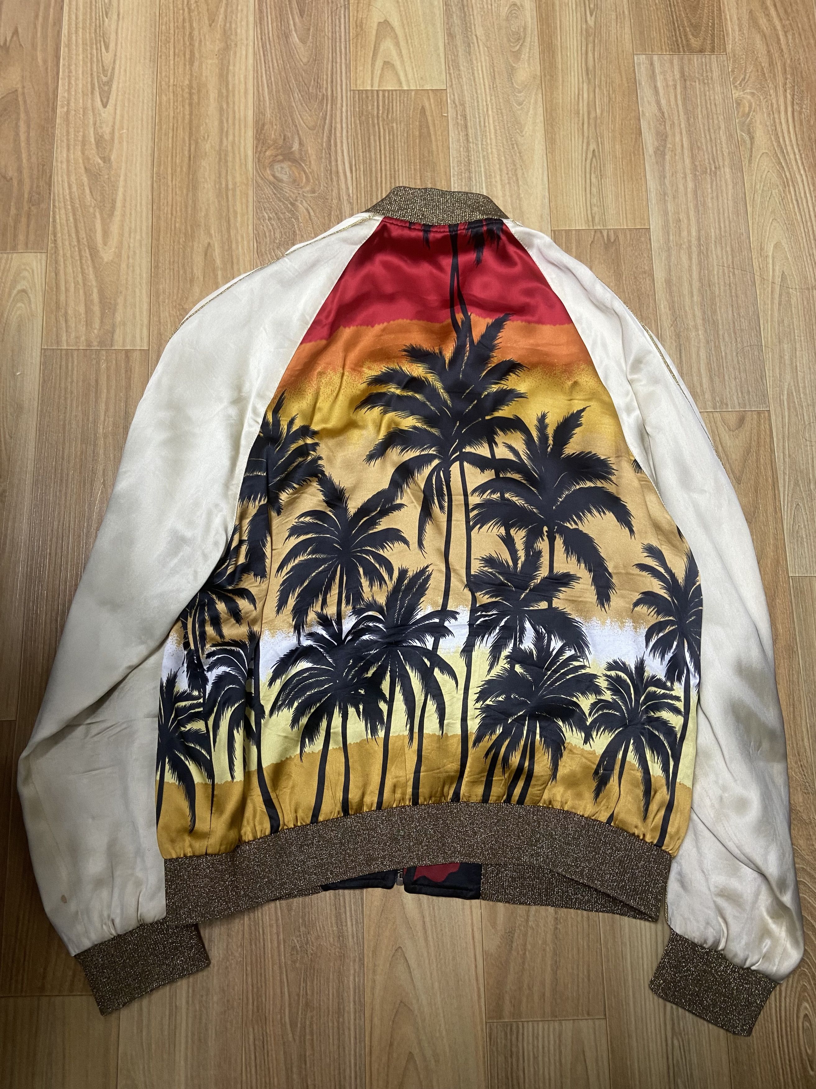 Saint laurent palm tree jacket hotsell