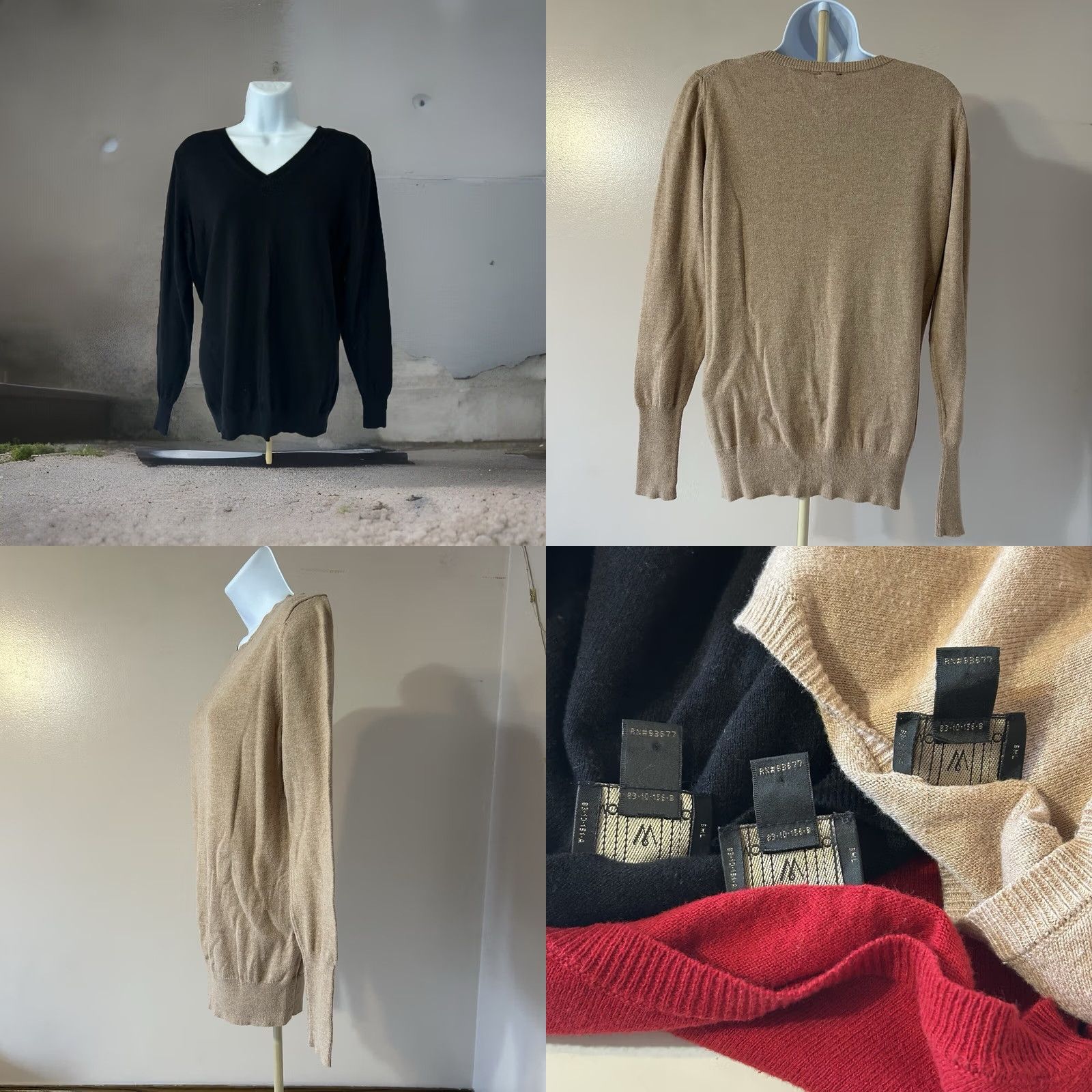 Worthington Worthington Sweaters Shirt Women Medium Multicolor Pullover Crew & V-neck Kn 3pc RN#93677 Holiday Casual/Party/Workwear Size M / US 6-8 / IT 42-44 - 9 Thumbnail
