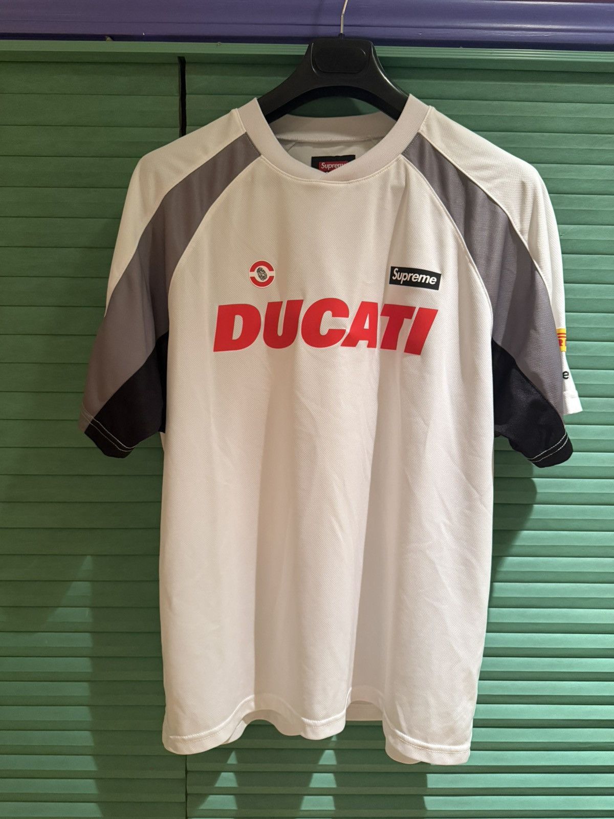 L Supreme Ducati Soccer Jersey White 【公式通販】