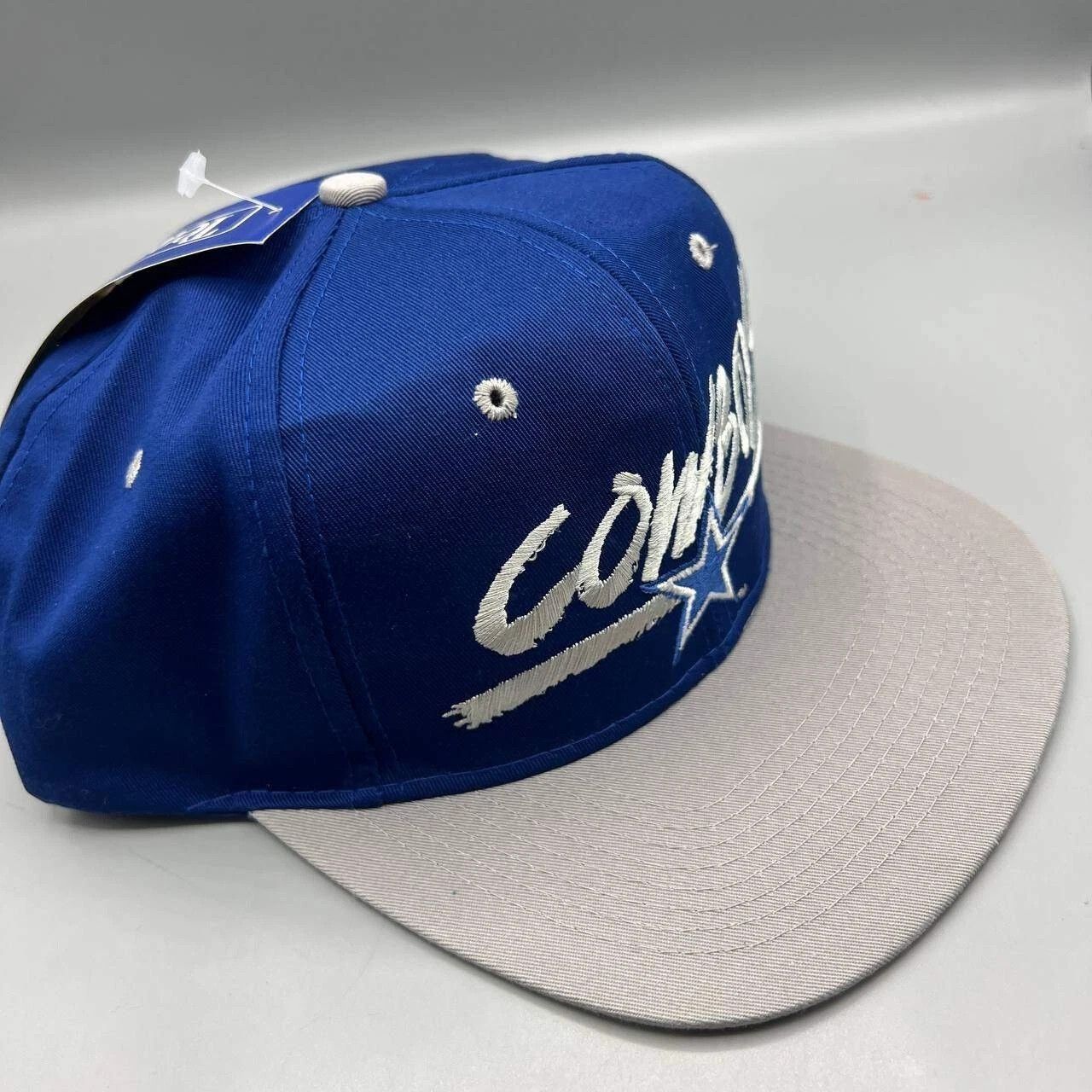 Other × Vintage Dallas Cowboys Hat Men Blue Gray AJD NFL Snap Back Cap New Size ONE SIZE - 7 Thumbnail