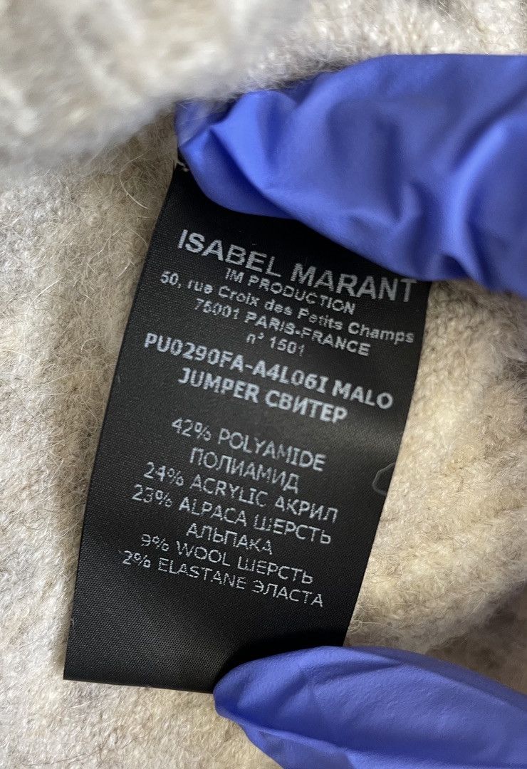Isabel Marant ISABEL MARANT Malo Roll-Neck Sweater Size XS / US 0-2 / IT 36-38 - 9 Thumbnail