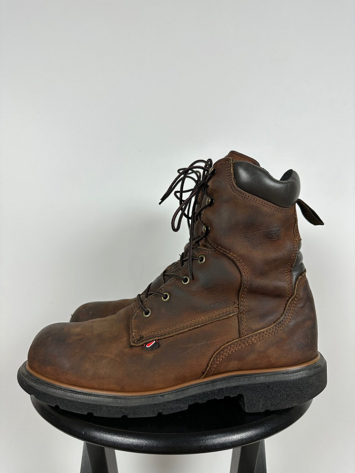 Red Wing Red Wing ASTM F2892-11 Brown Leather Waterproof Boots Size US 11 / EU 44 - 1 Thumbnail