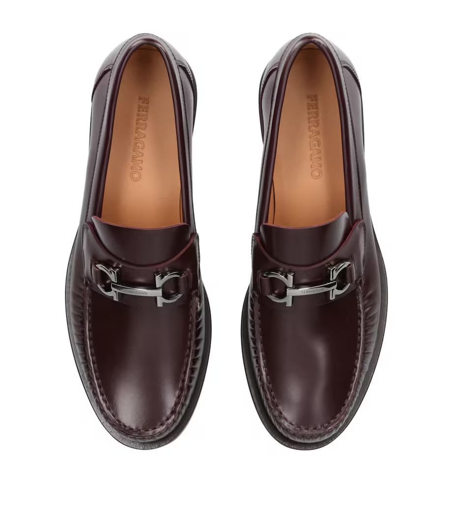 Salvatore Ferragamo o1s1rm0725 Loafers in Burgundy Size US 8 / EU 41 - 4 Thumbnail