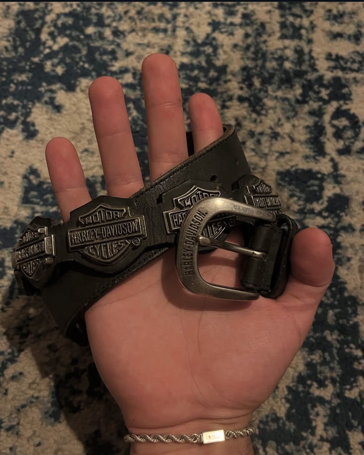 Harley Davidson Harley Davidson heavy belt Size 32 - 1 Thumbnail