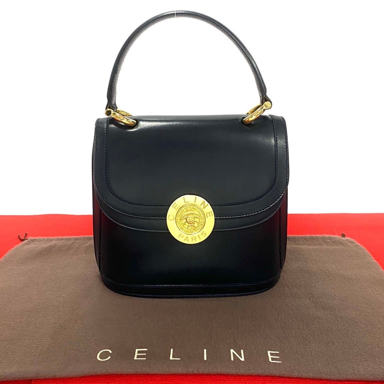 Celine Celine Handbag Blue Leather Size ONE SIZE - 1 Thumbnail