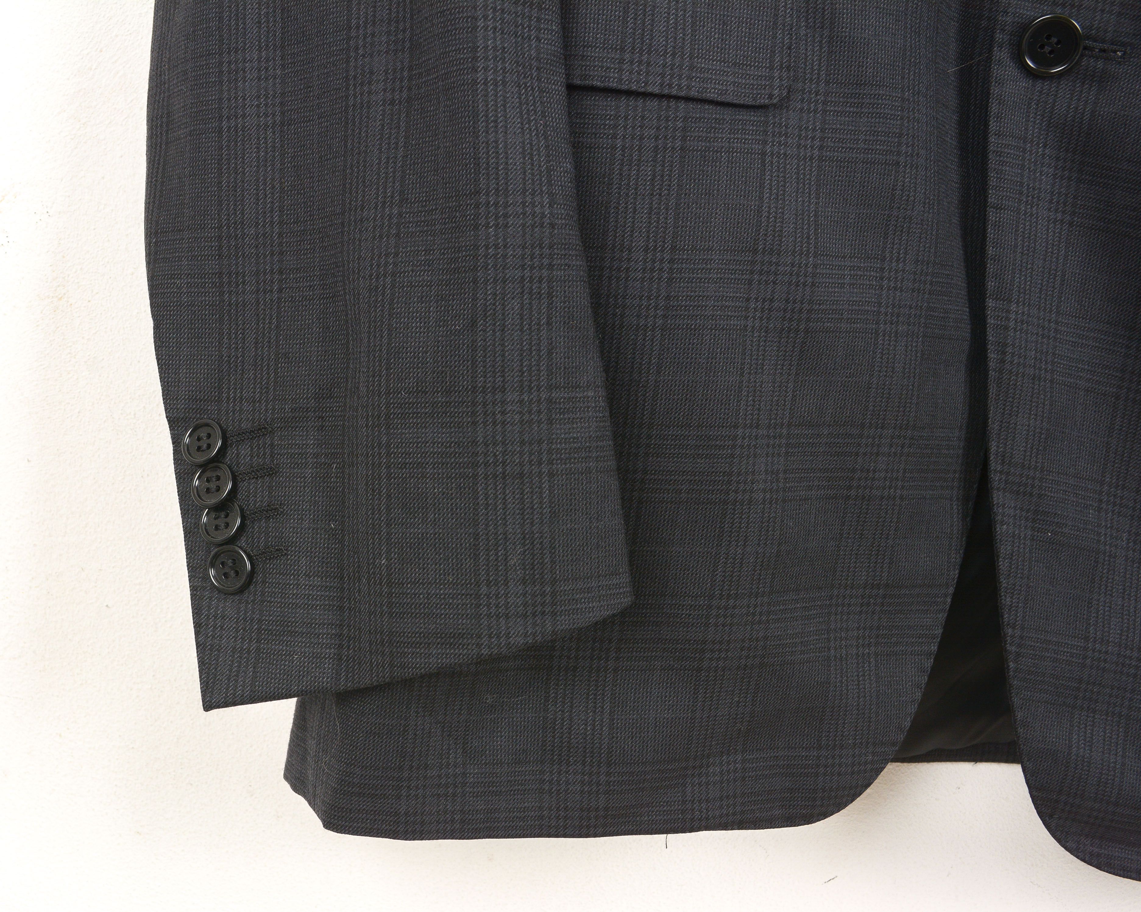 Canali Men's UK 40 US Suit M Blazer Coat Wool Pinstriped EU 50 Size 40R - 3 Thumbnail