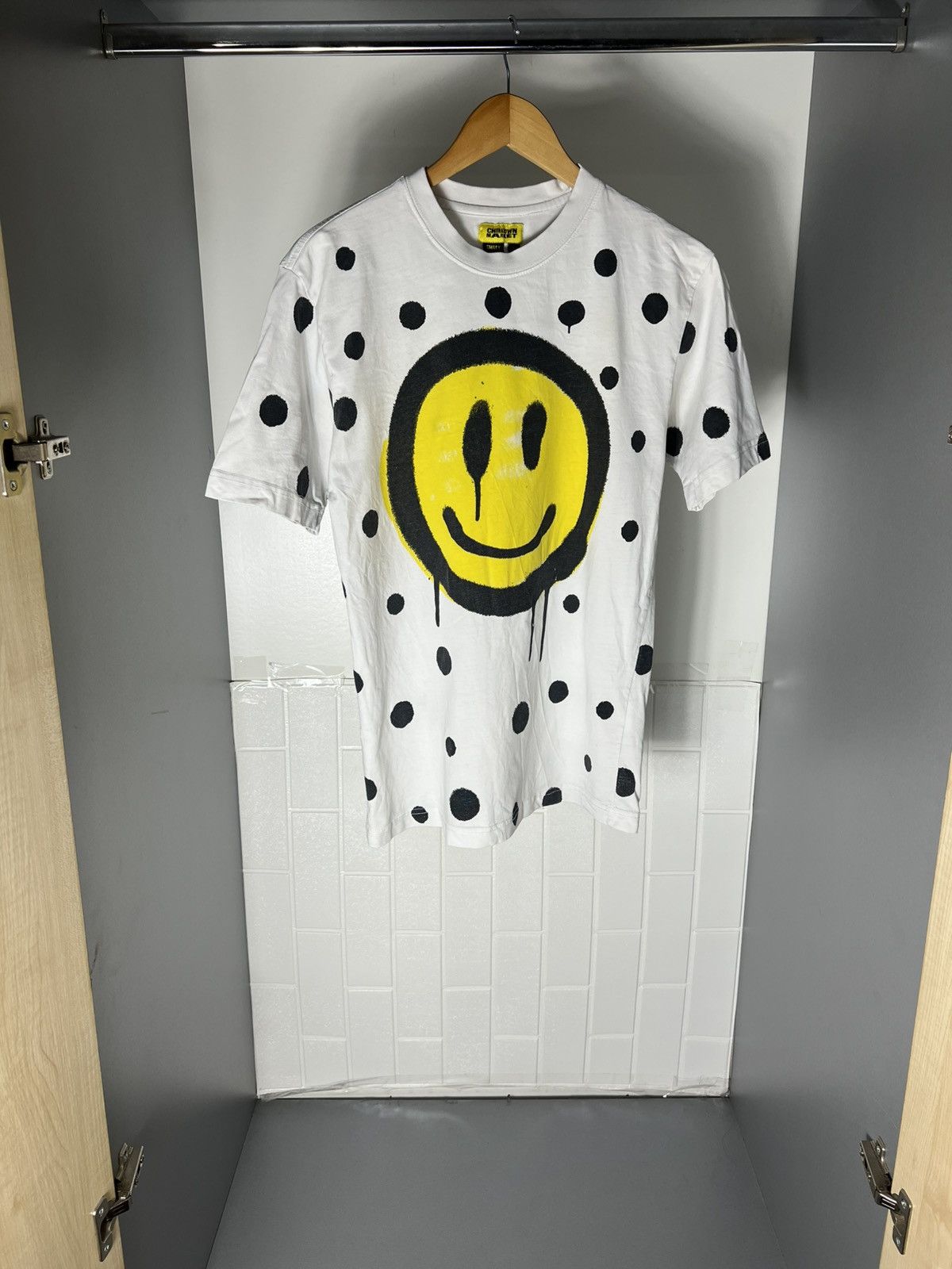 Market VINTAGE CHINATOWN MARKET SMILE DESIGNER T-SHIRT Y2K SK8 90s Size US M / EU 48-50 / 2 - 2 Thumbnail