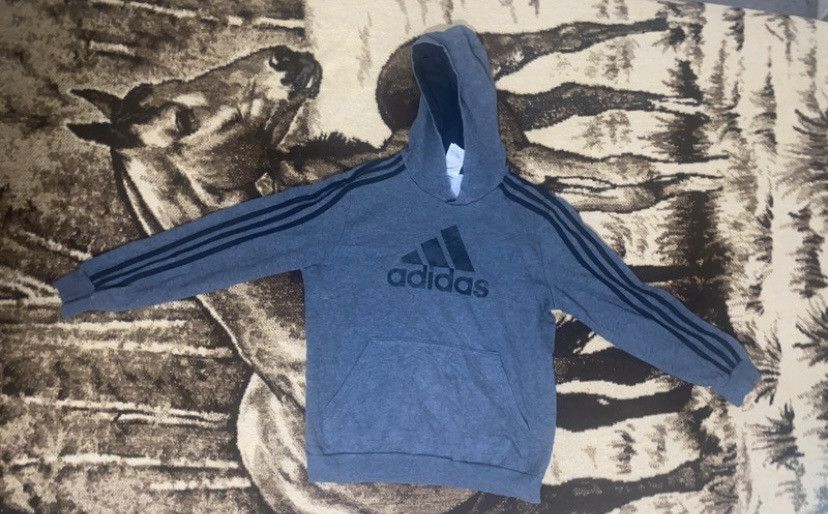 Adidas Large Grey Adidas Hoodie Size US L / EU 52-54 / 3 - 1 Thumbnail