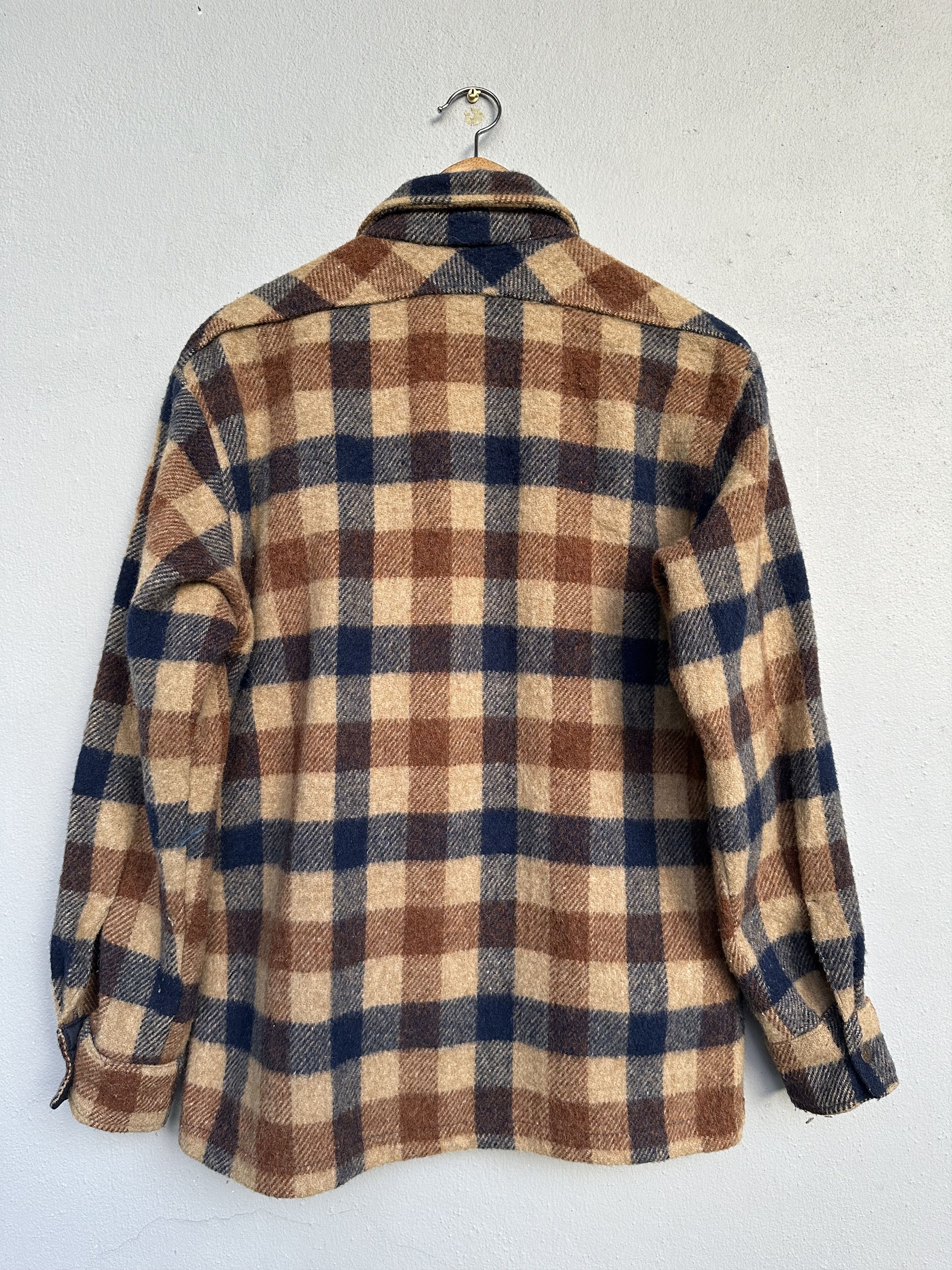 Levi's Rare Vintage 80 Levi’s Tartan Flannel Wool Nylon Snap Button Size US M / EU 48-50 / 2 - 3 Thumbnail
