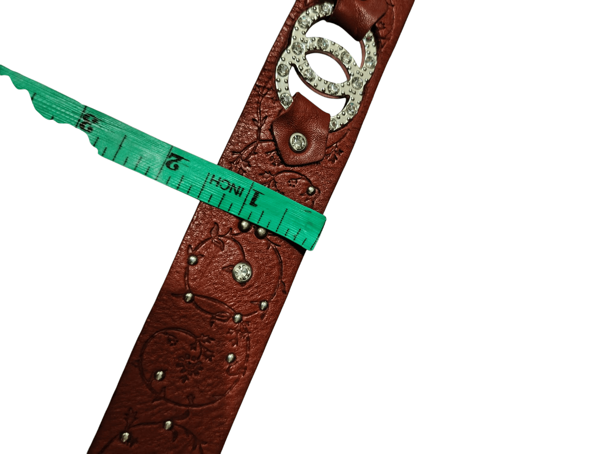 If Six Was Nine Japanese Leather Belt Size ONE SIZE - 16 Thumbnail