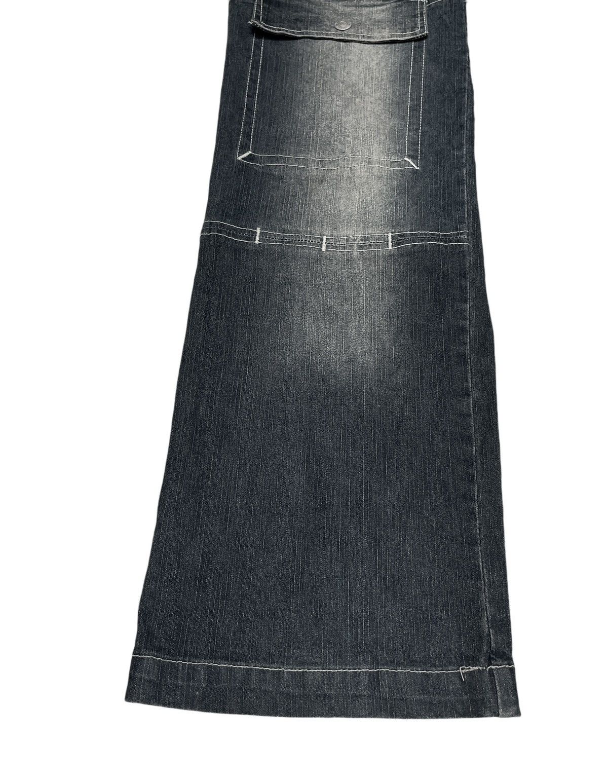 14th Addiction × Japanese Brand × Le Grande Bleu (L.G.B.) Rare Design Vintage Japanese Brand Jordon Baggy Jeans 2000s Size US 31 - 5 Thumbnail