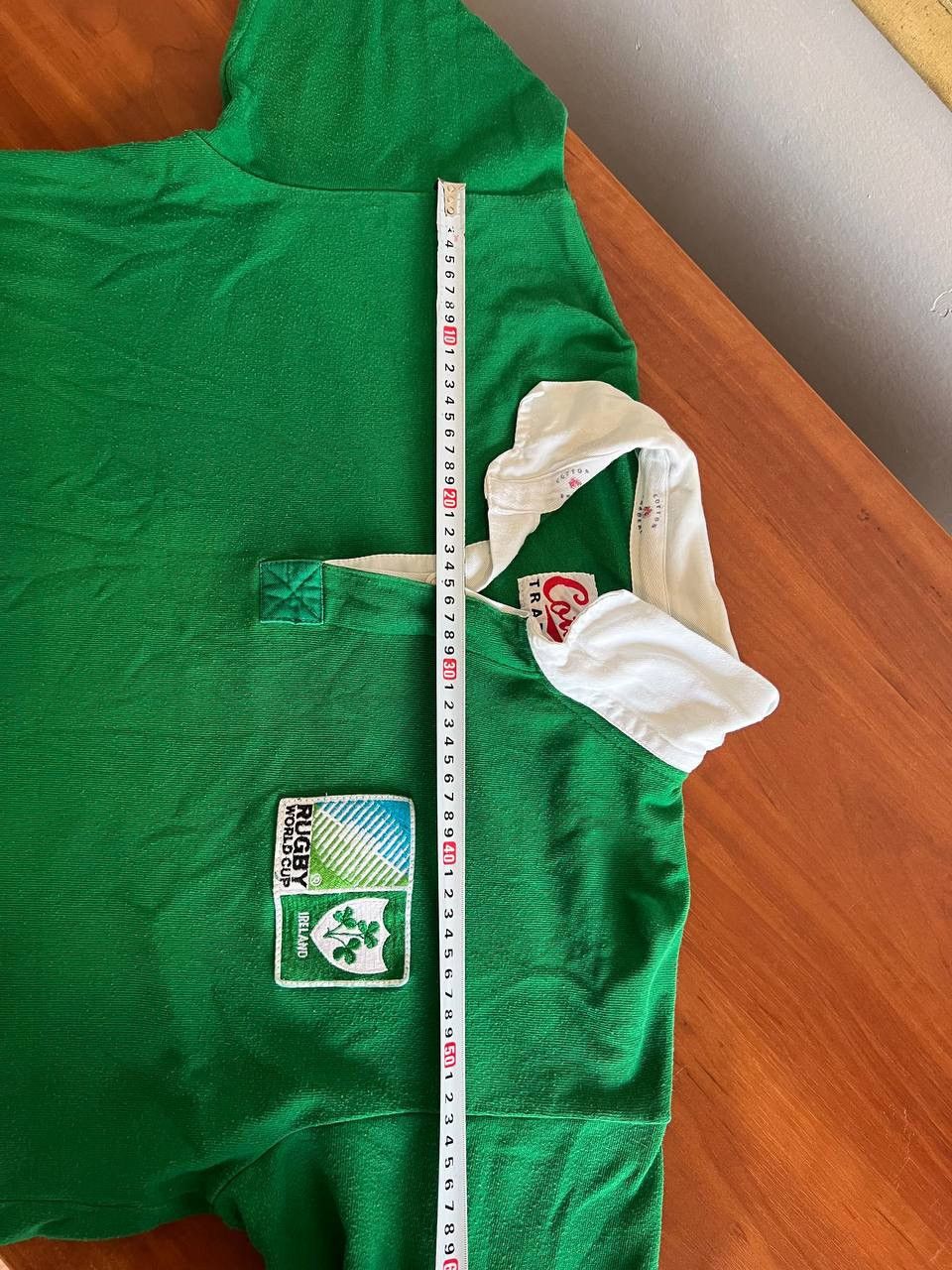 Cotton Traders 1989 WORLD CUP IRB IRELAND TEAM RUGBY UNION JERSEY SHIRT SZL Size US L / EU 52-54 / 3 - 18 Thumbnail