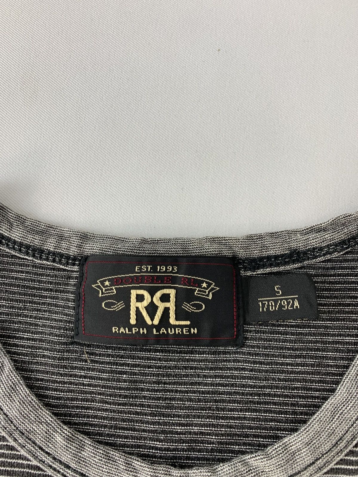 Ralph Lauren Double RRL Ralph Lauren Crewneck Single Pocket Striped Tee Size US S / EU 44-46 / 1 - 4 Thumbnail