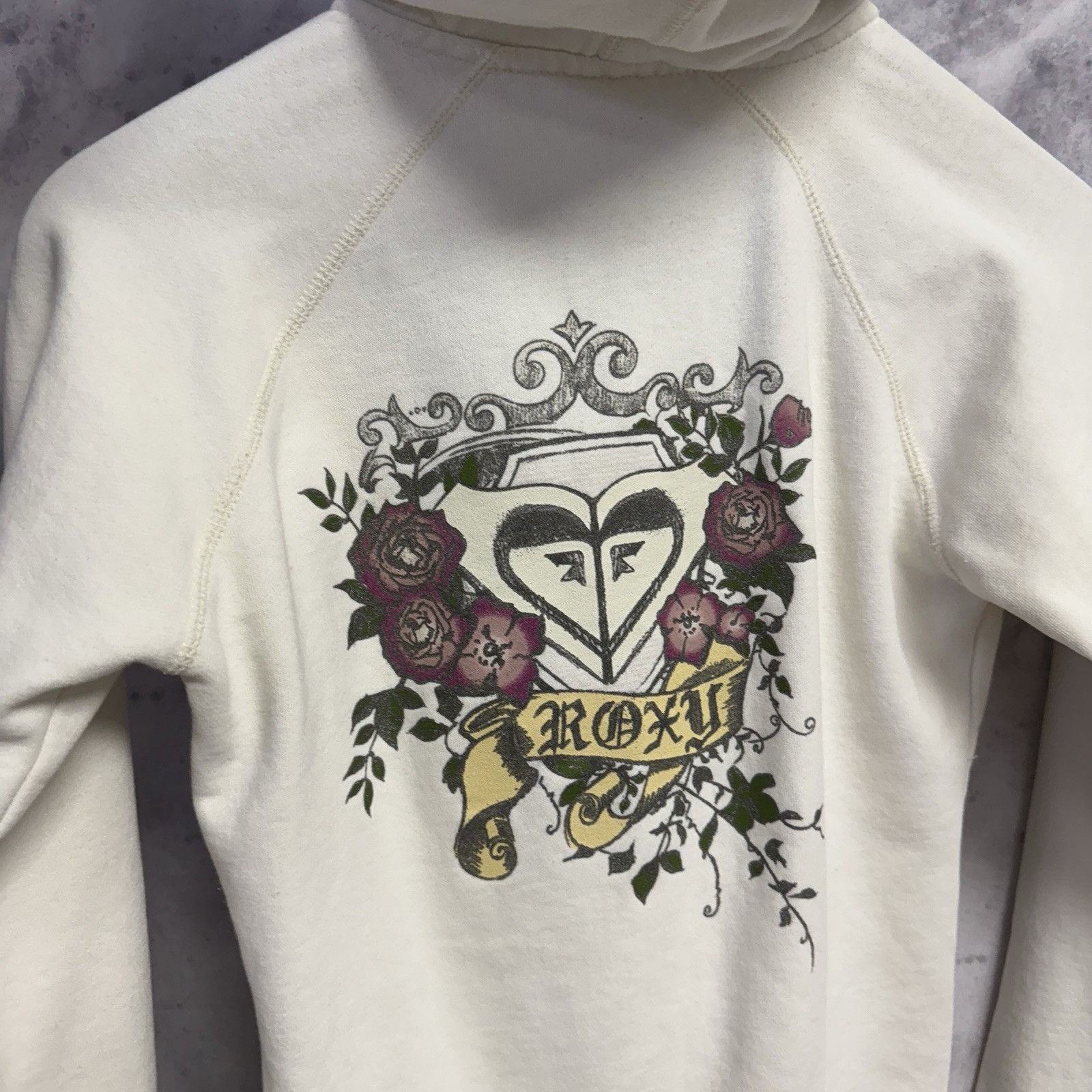 Vintage Vintage Y2K Roxy Hoodie Sweatshirt Womens Medium 16.5x20.5 W Size M / US 6-8 / IT 42-44 - 10 Thumbnail