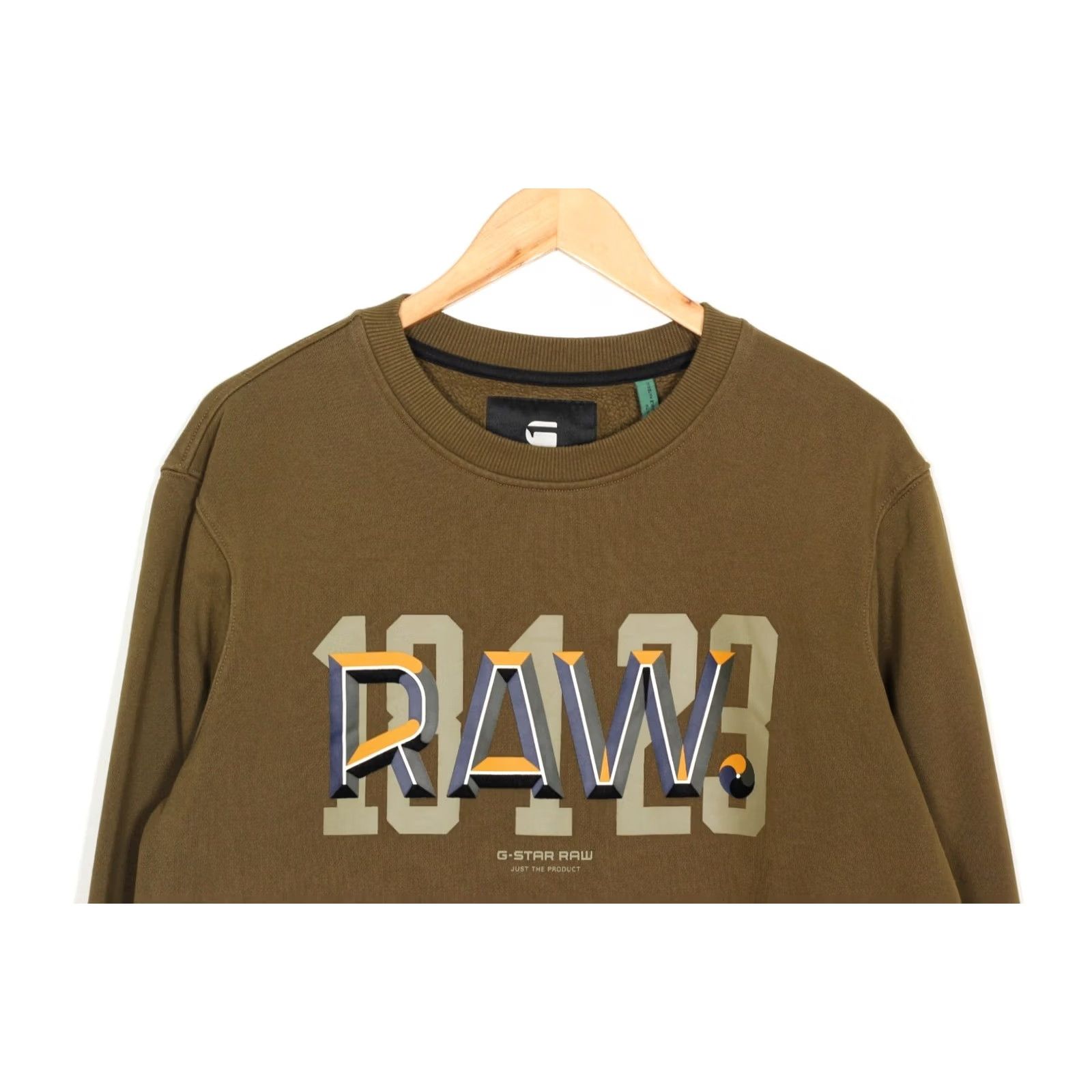 G-Star G-STAR RAW DOT R Pullover Sweatshirt Men L Khaki Pullover Sweatshirt Mens L Khaki Dock R Dot R Sweatshirt Size US L / EU 52-54 / 3 - 2 Thumbnail