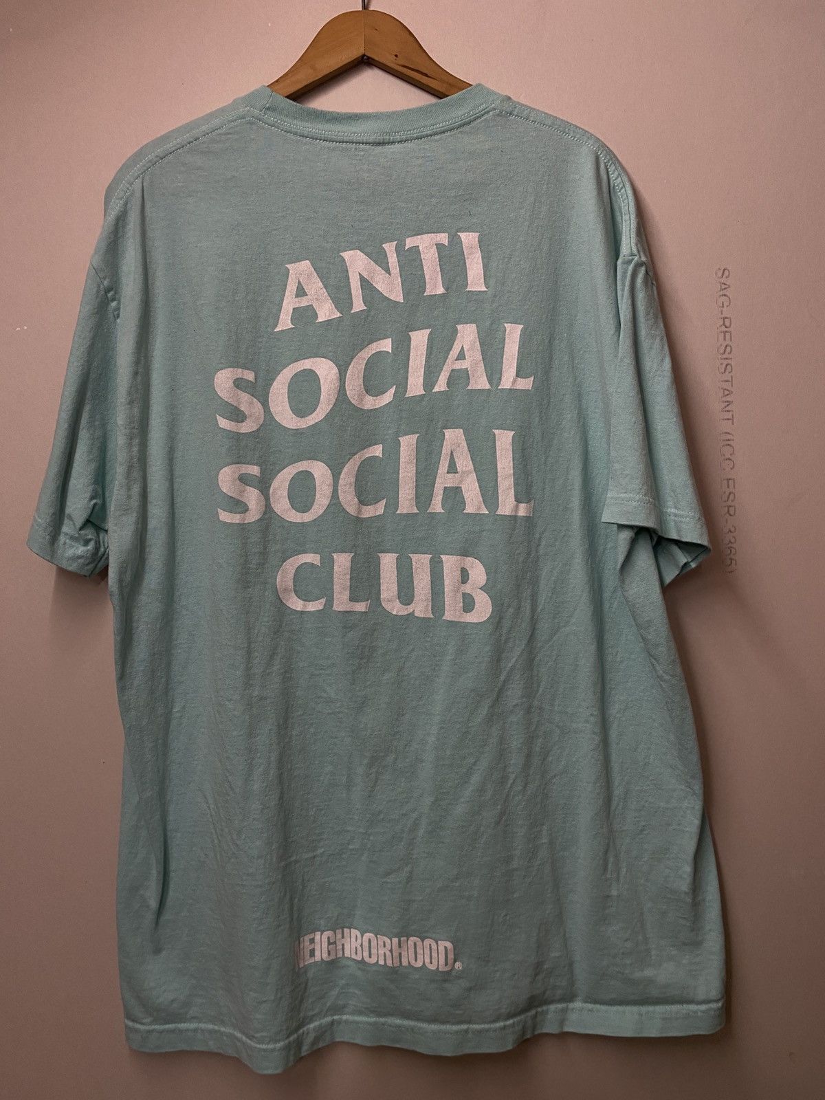 Anti Social Social Club × Neighborhood Anti Social Social Club x Neighborhood Turbo Tee Size US XL / EU 56 / 4 - 2 Thumbnail